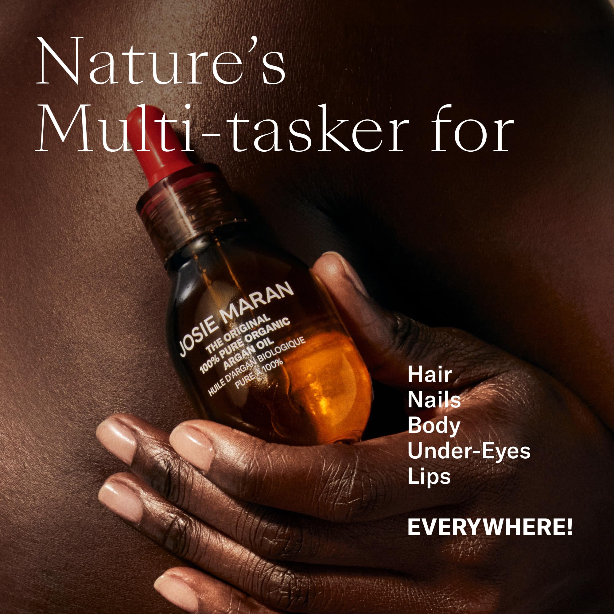 Josie Maran The Original 100 Pure Organic Argan Oil for Hair - Josie Maran Official Imagery - 4