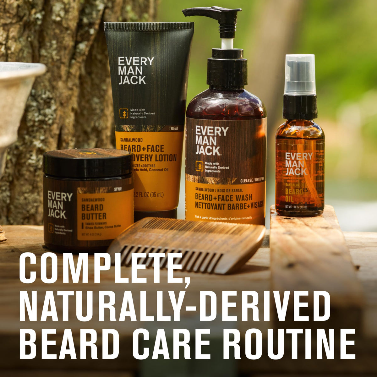 Every Man Jack Complete Beard Care Kit for Men Sandalwood - Every Man Jack Official Imagery - 8
