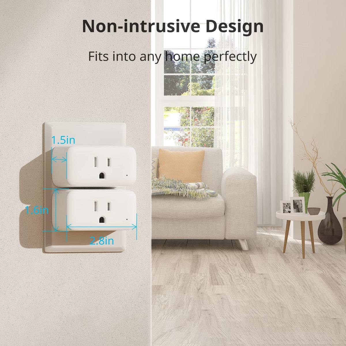 SwitchBot Smart Plug Mini 15A Energy Monitoring WiFi - SwitchBot Official Imagery - 8