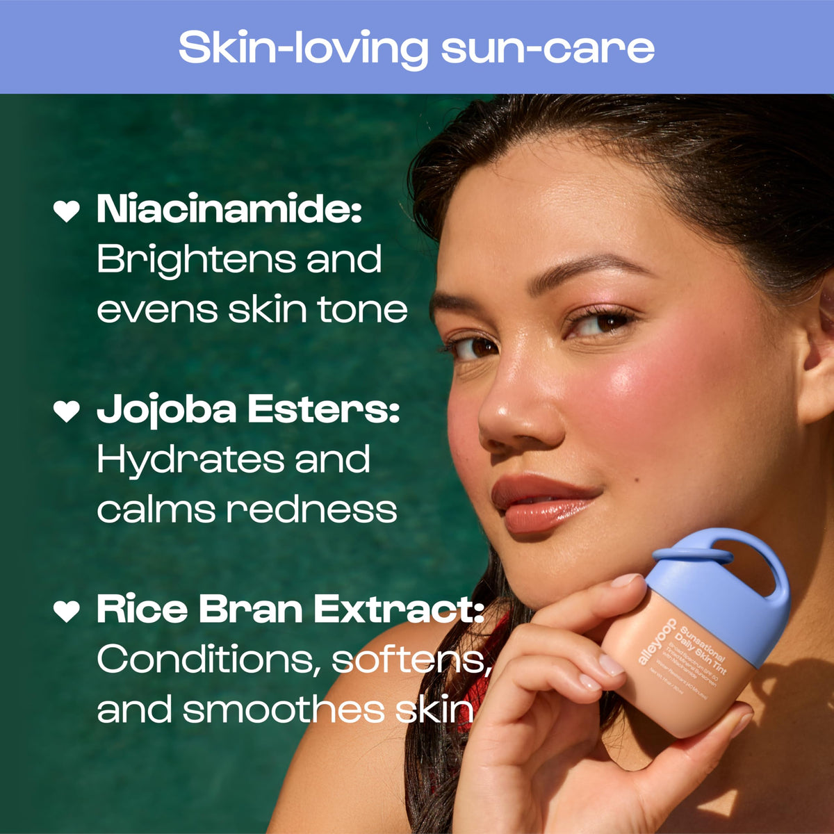 Alleyoop Sunsational Tinted Mineral Sunscreen for Face SPF - ALLEYOOP Official Imagery - 6