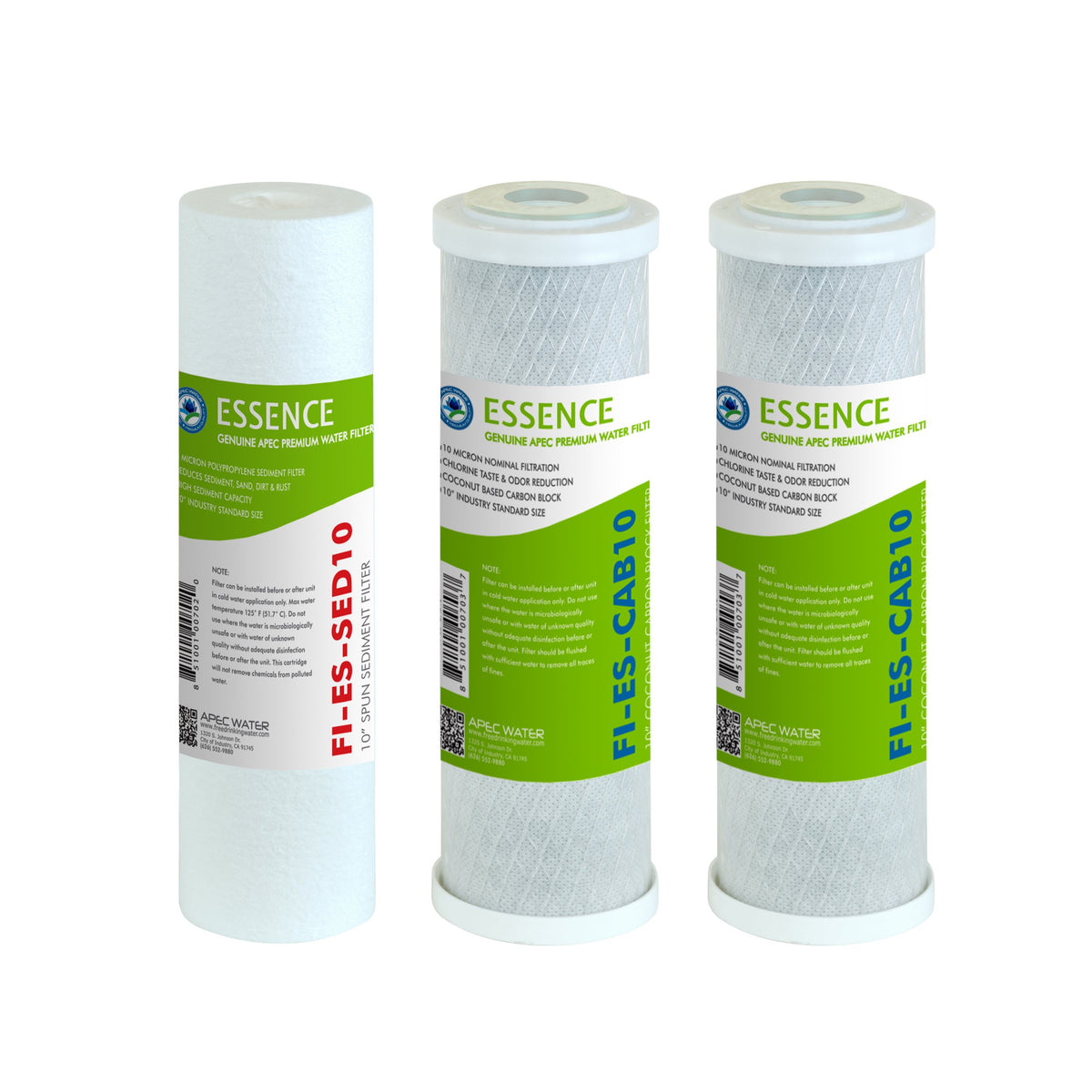 APEC Water FILTER SET ES Replacement Reverse Osmosis Pre - APEC WATER Official Imagery - 2