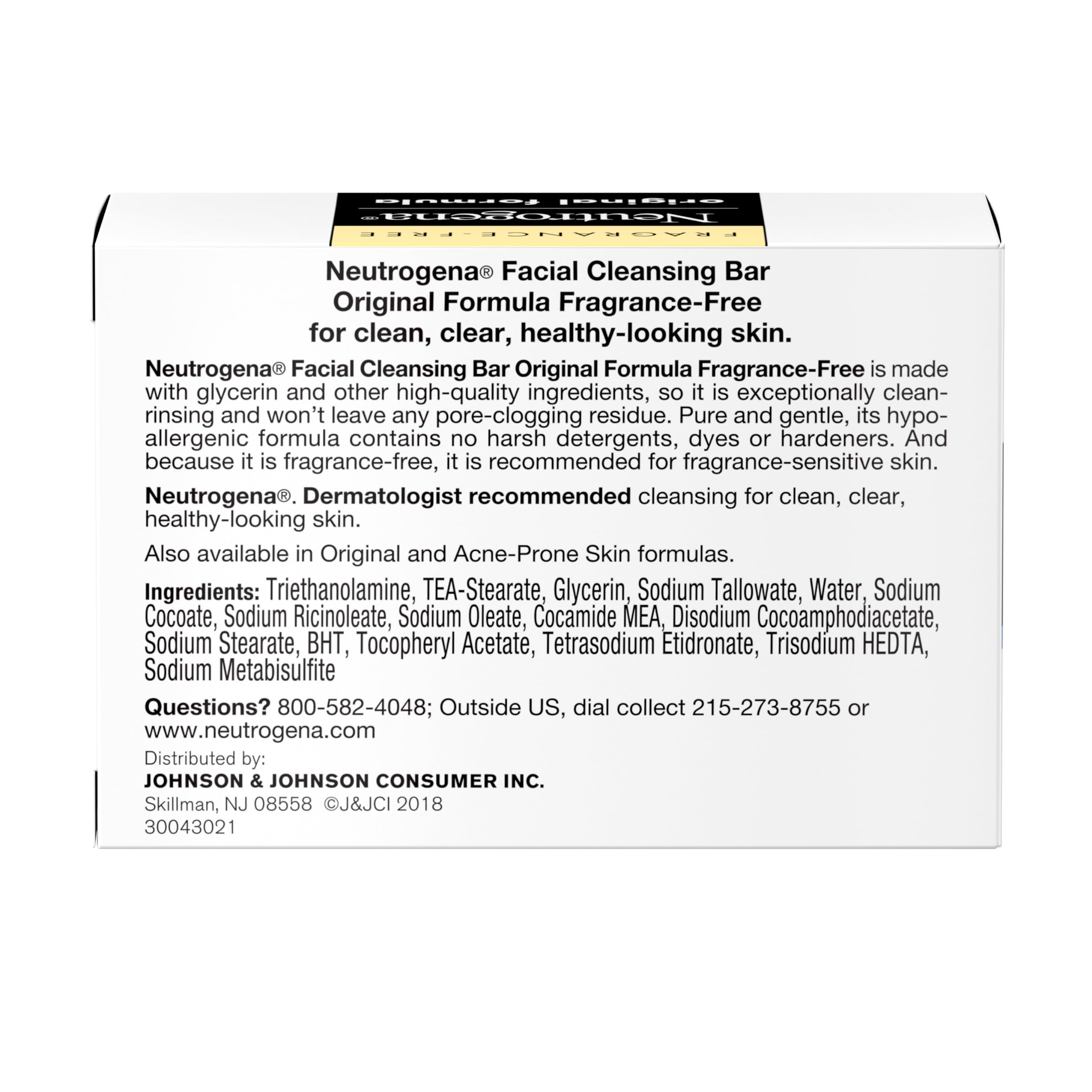 Elefair Tech Neutrogena Original Transparent Facial Cleansing Bar, 3 - Elefair Tech Official Product View 10