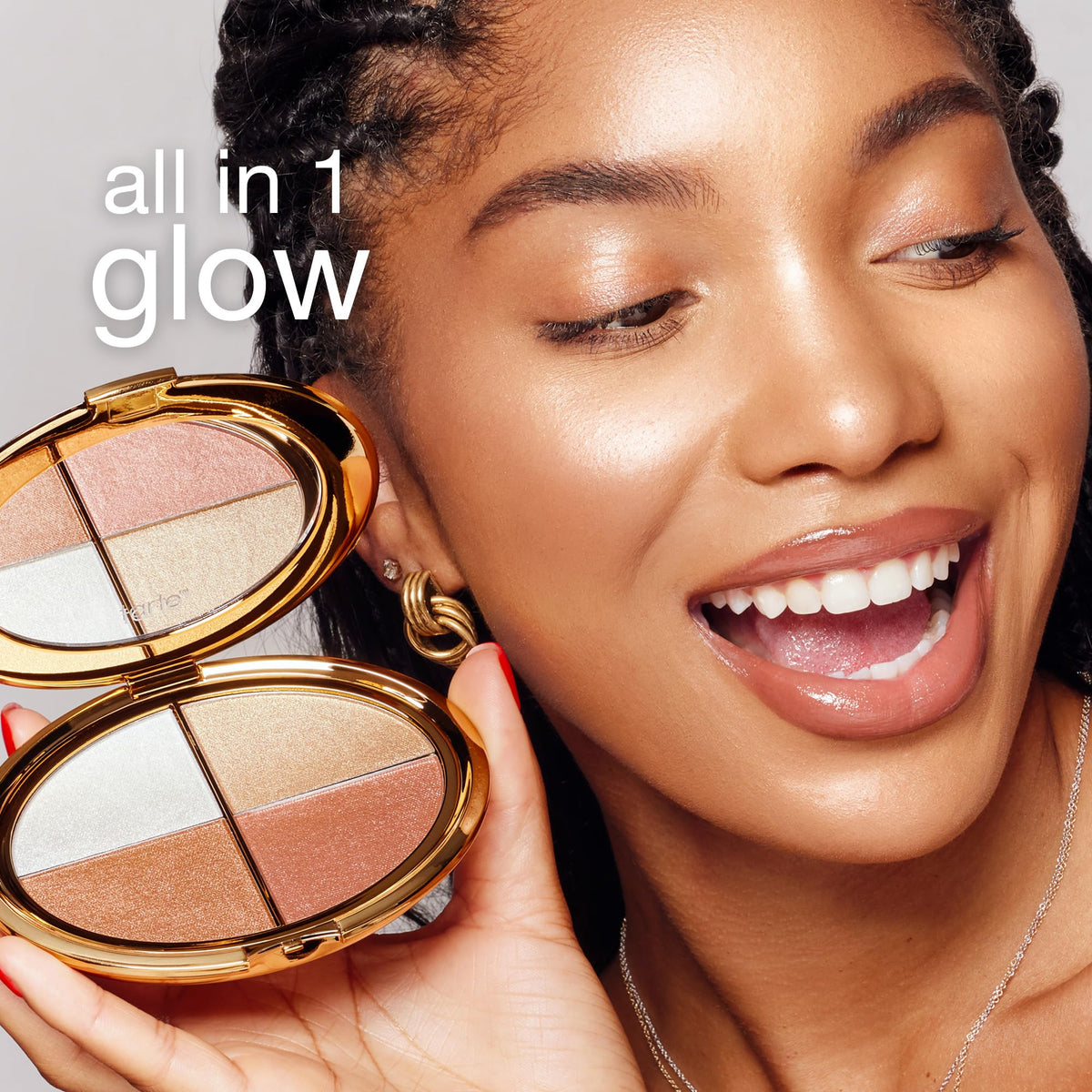 tarte glow wardrobe highlighting eye cheek palette - Elefair Store Official Product Imagery - 7