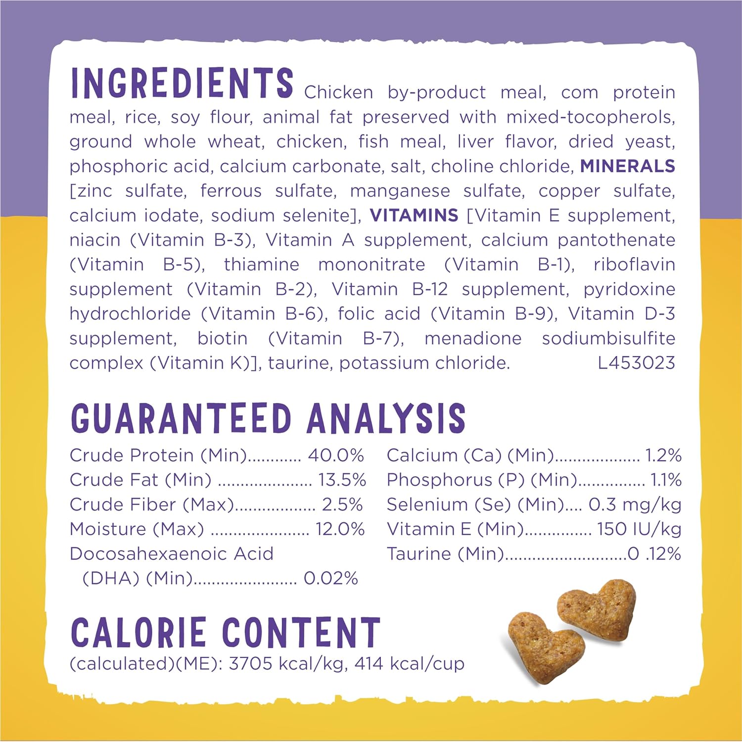 Purina Cat Chow Kitten Chow with real chicken, healthy development kitten food, showing a bowl of kibble and fresh chicken pieces.