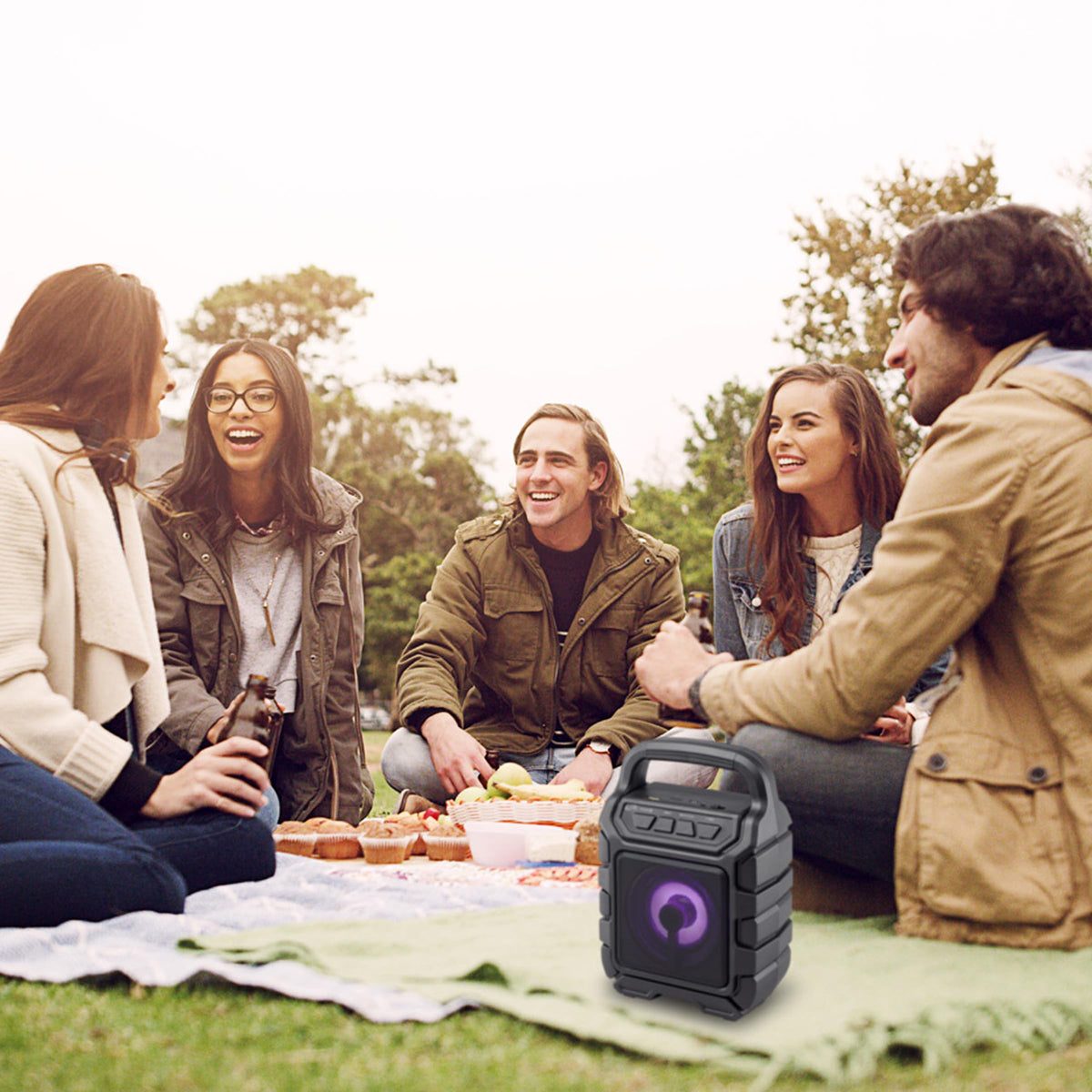 iLive Bluetooth Party Speaker with FM Radio USB SD Card LED - iLive Electronics Official Imagery - 5