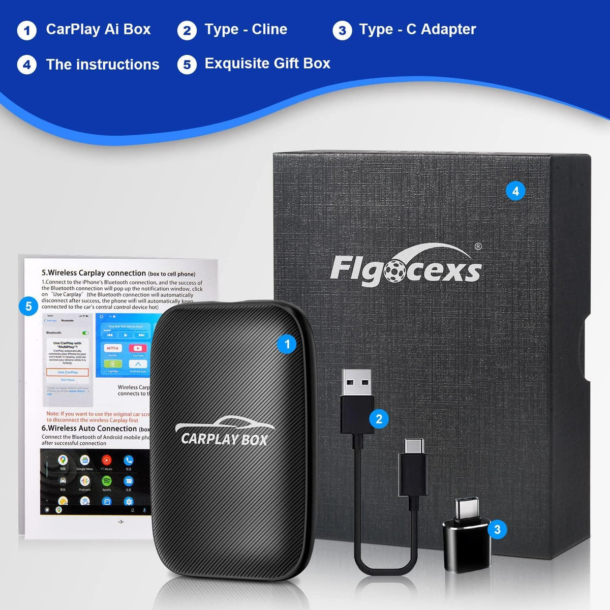 Wireless Carplay Adapter - Flgocexs Official Imagery - 7
