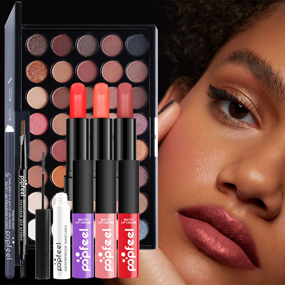 Joyeee Makeup Kit For Women Full Kit Naked Shimmer Eyeshadow - Joyeee Official Imagery - 3