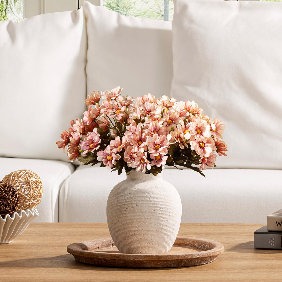 Ceramic Flower Vase Home Decor - Vanselia Official Imagery - 6