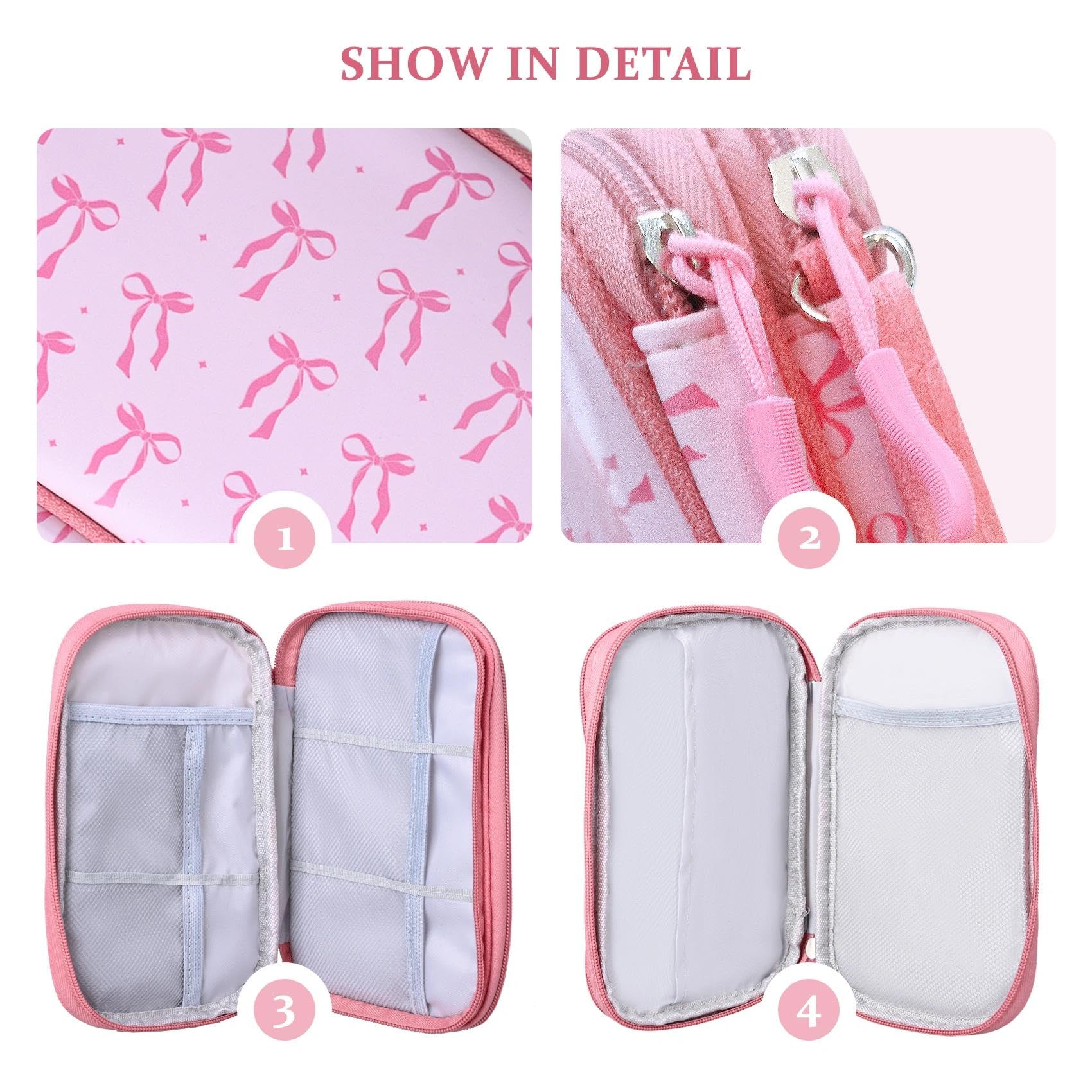 COSHAYSOO Travel Gifts for Women College Teen Girls Trip Favors Pink B - View 5