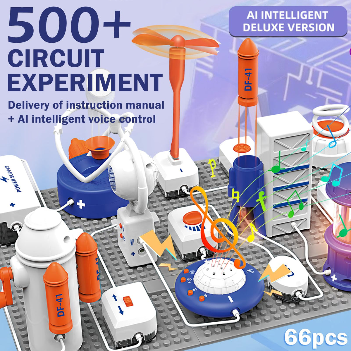 Science Toy Sets AI Intelligent Voice Physics Circuit - Ponilyer Official Imagery - 5