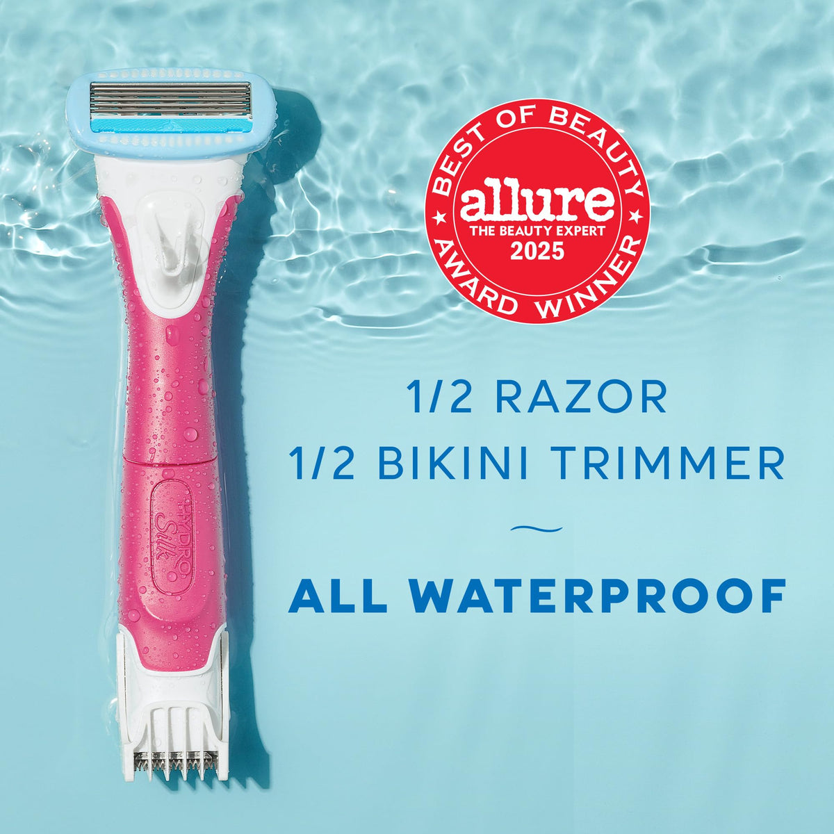 Schick Hydro Silk TrimStyle 2in1 Bikini Trimmer Razor Handle - Schick Hydro Silk Official Imagery - 3