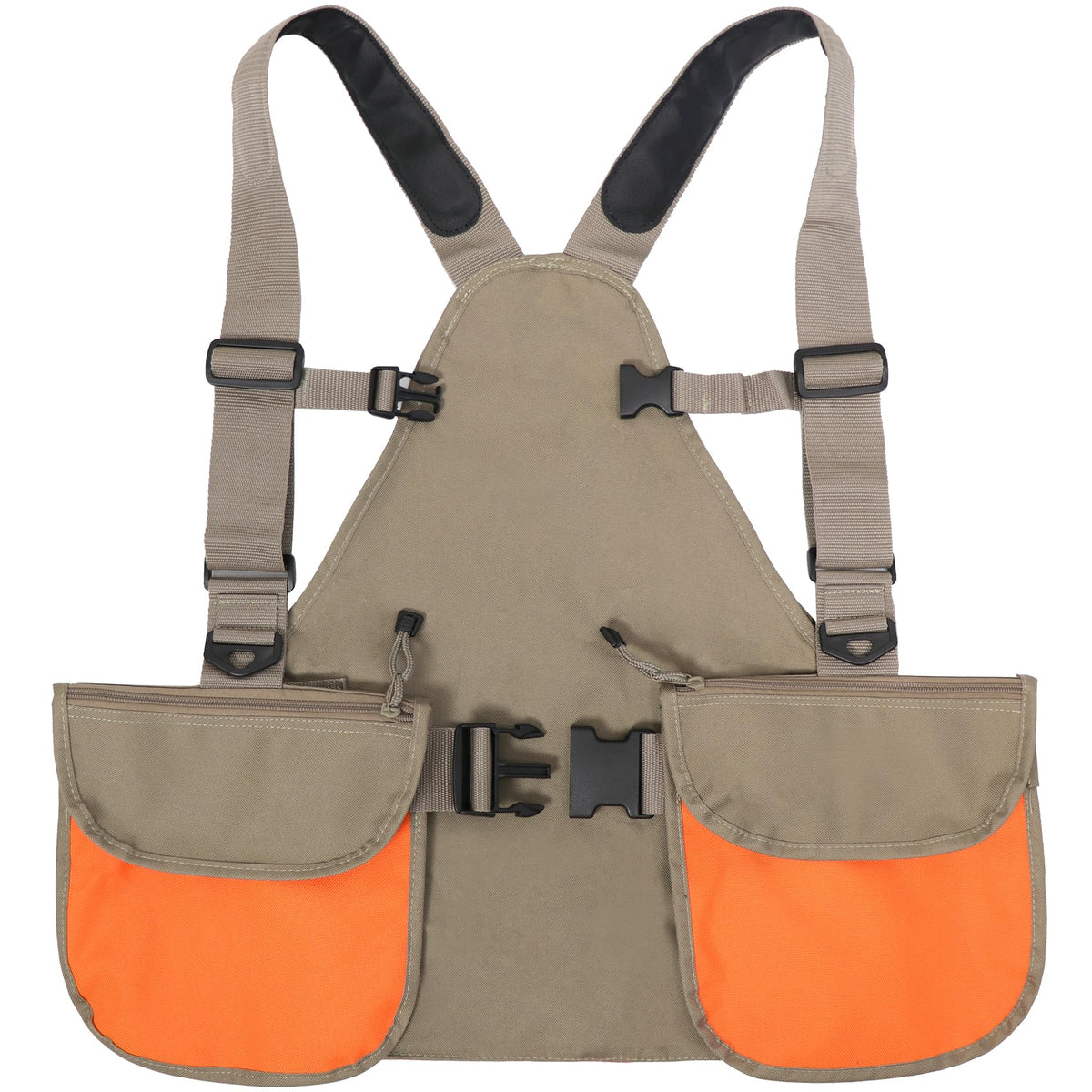 Upland Bird Hunting Vest with Game Pouch Tactical Vest - HUNTPAL Official Imagery - 8