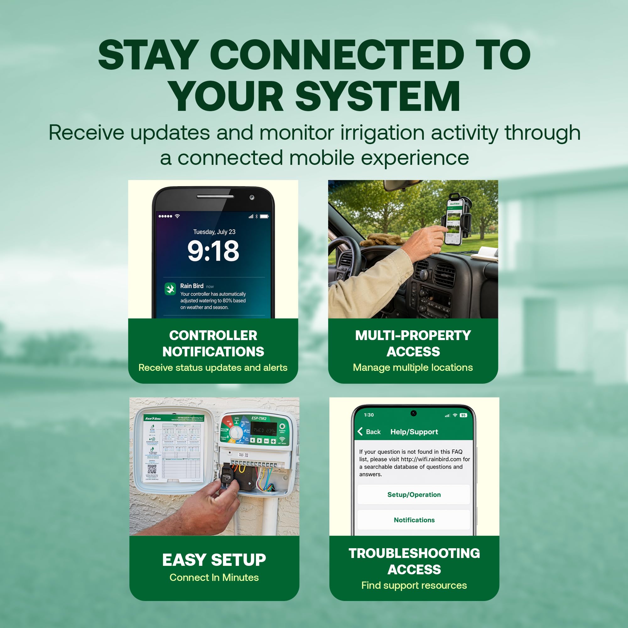 Rain Bird LNK2 Smart WiFi Module 2nd Generation - Irrigation Controller - Rain Bird Official Product View 6
