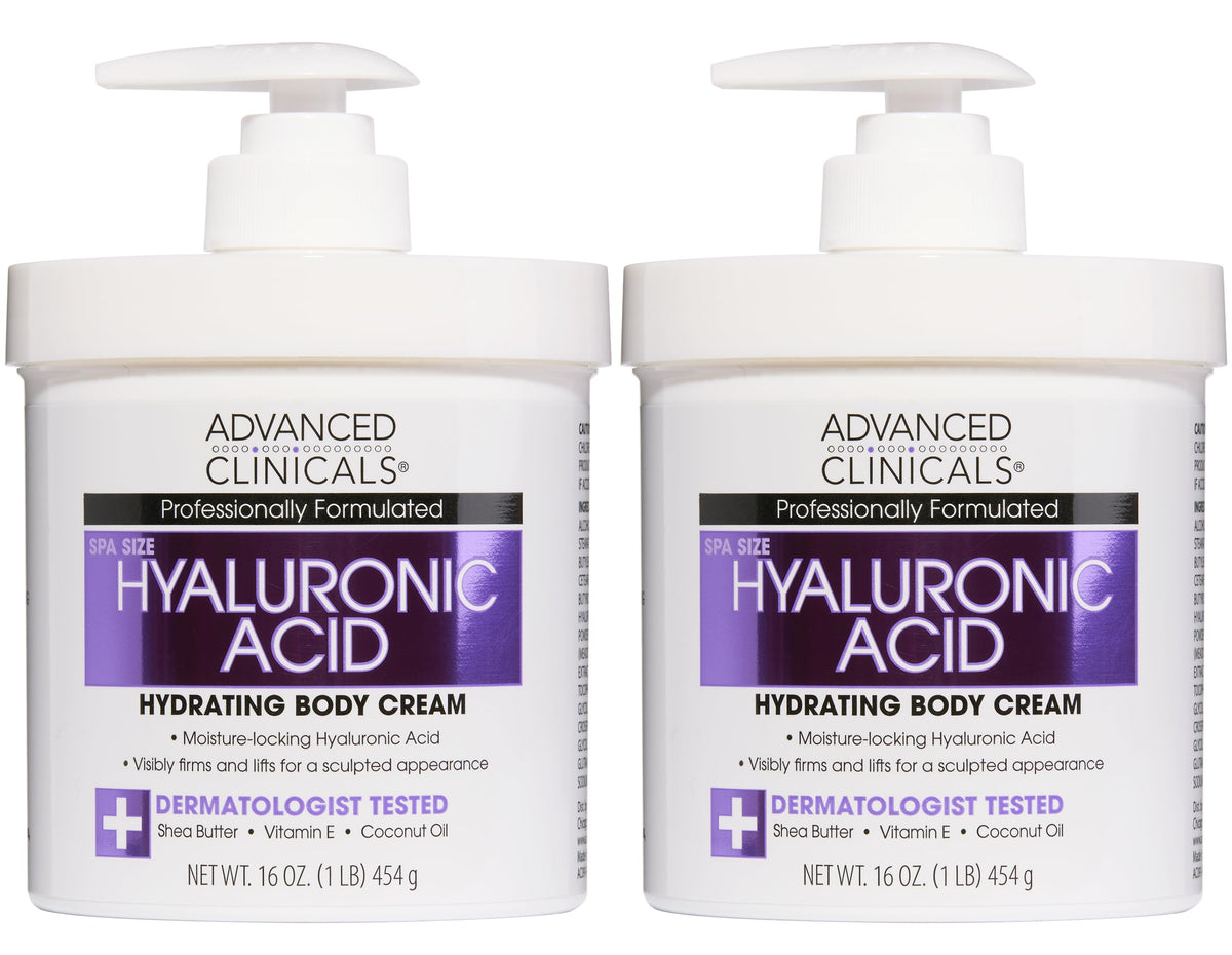 Advanced Clinicals Hyaluronic Acid Moisturizer Body Cream - Advanced Clinicals Official Imagery - 2