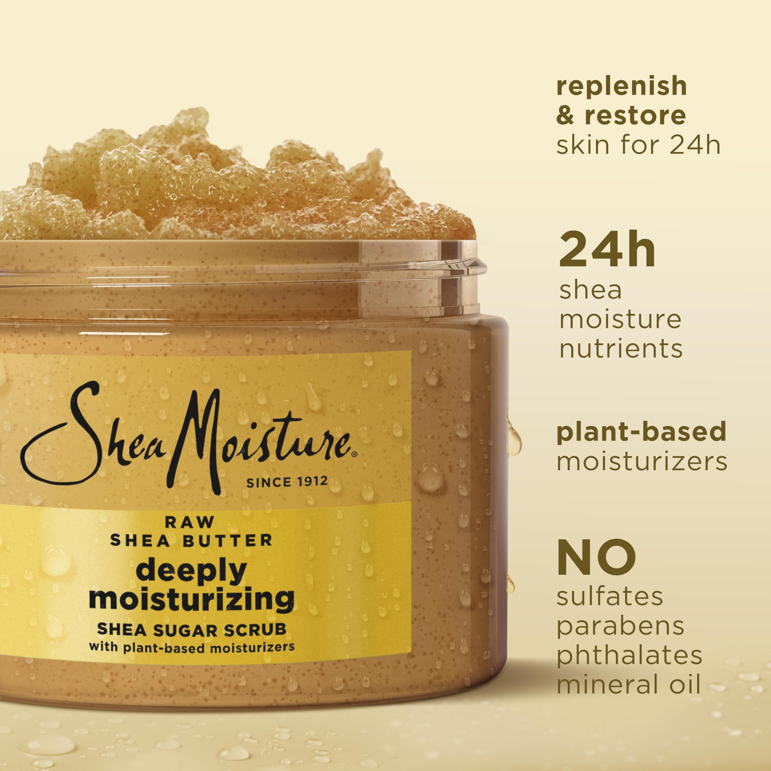 Elefair Tech SheaMoisture Shea Sugar Body Scrub Raw Shea Butter 12 FO - Elefair Tech Official Product View 4