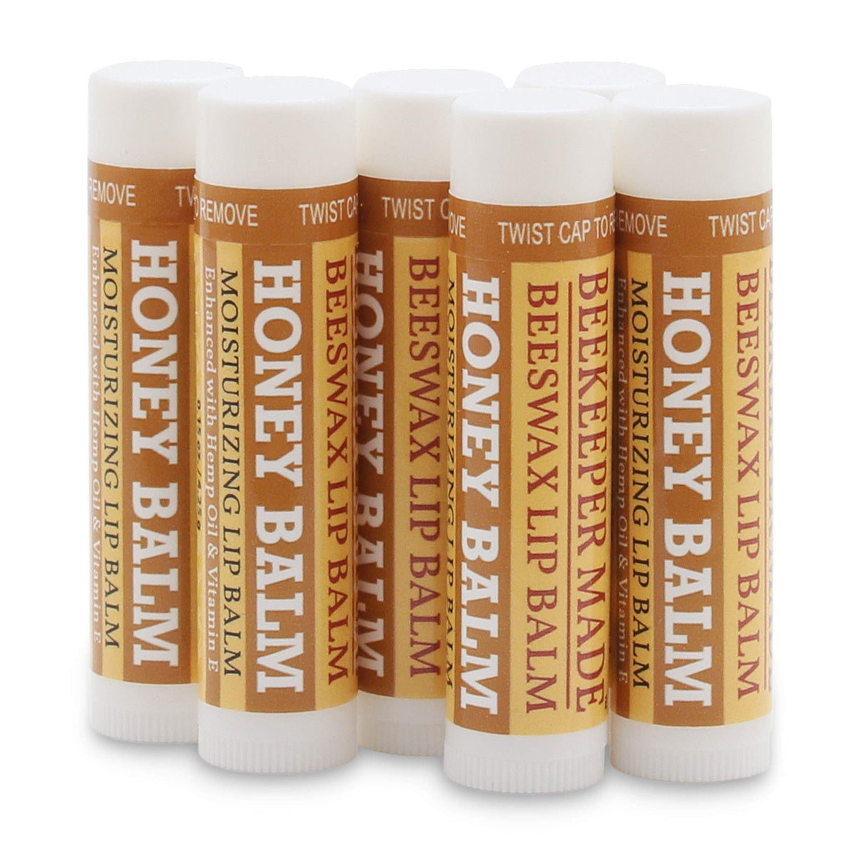 Beekeeper Made Beeswax Bulk Lip Balm Honey 40 Count - Beessential Official Imagery - 3
