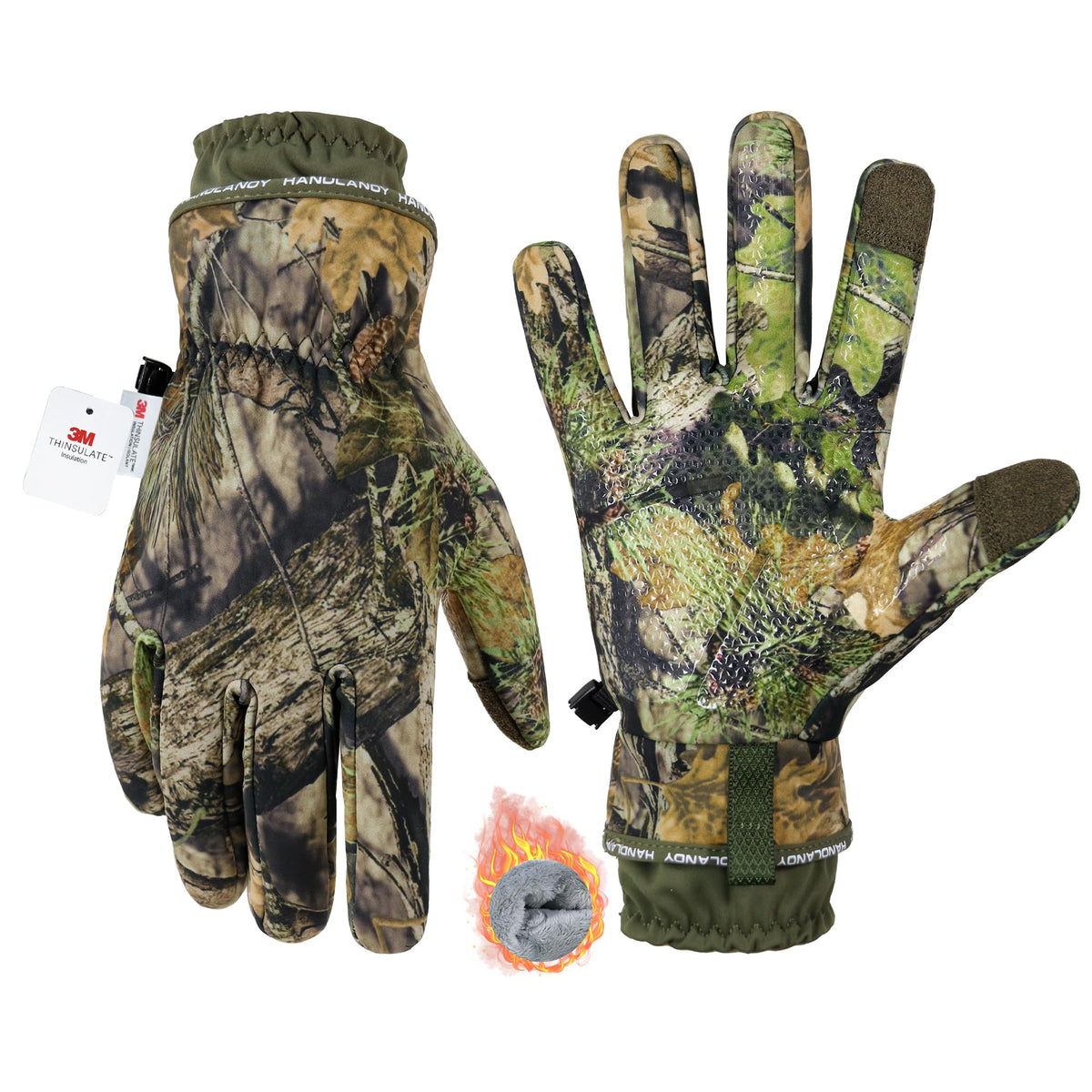 HANDLANDY Winter Gloves for Men Women Insulated Waterproof - HANDLANDY Official Imagery - 2