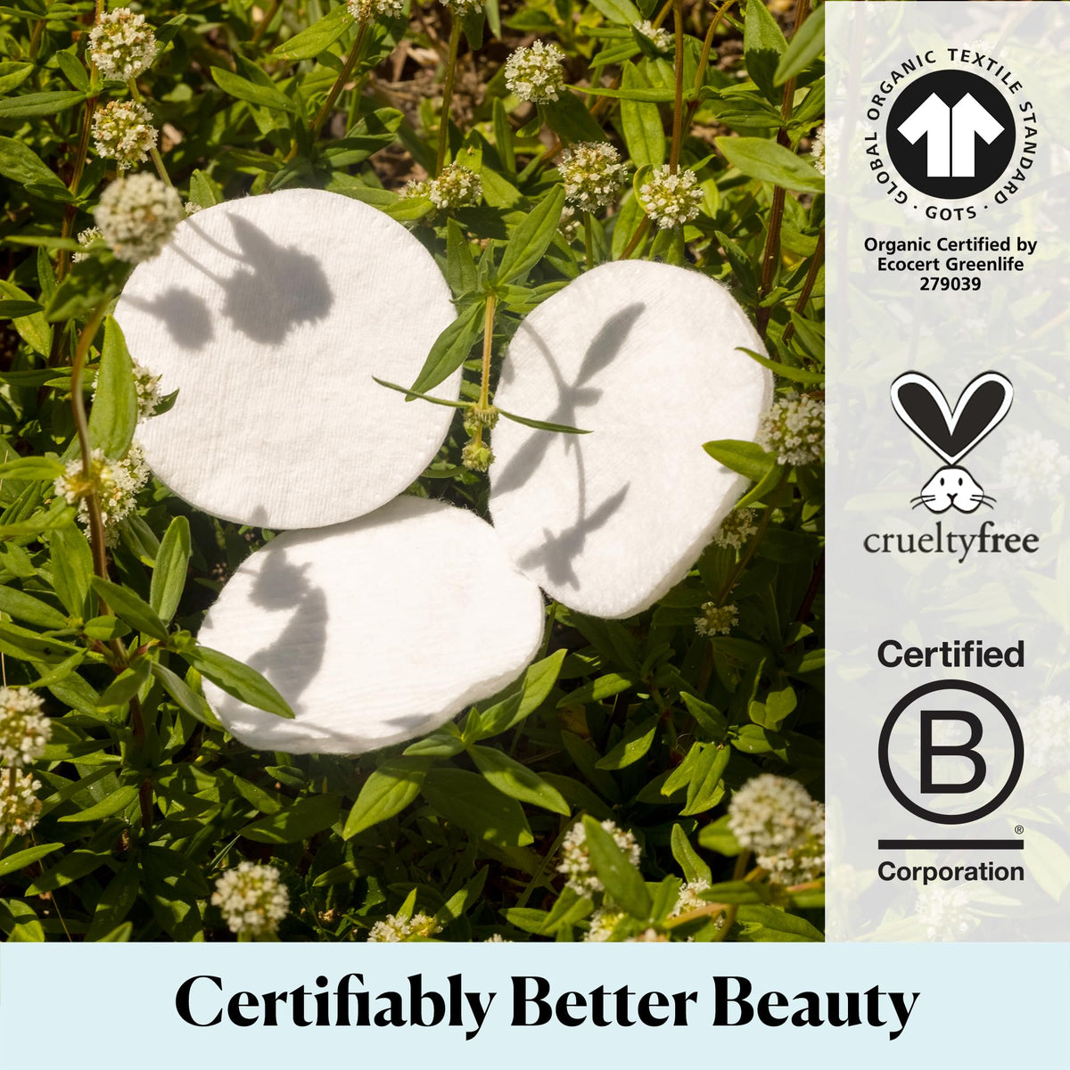 Sky Organics Organic Cotton Rounds 300ct Chlorine Free for - Sky Organics Official Product Imagery - 7