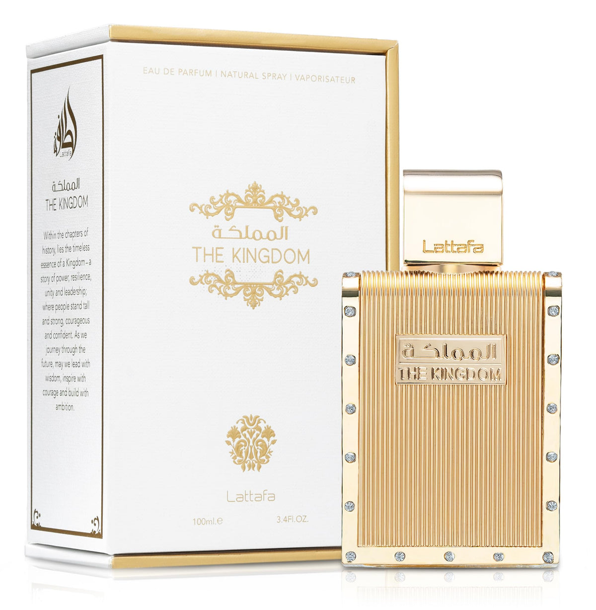 Lattafa The Kingdom Eau De Parfum Spray for Men 3 4 Ounce - Lattafa Official Imagery - 3