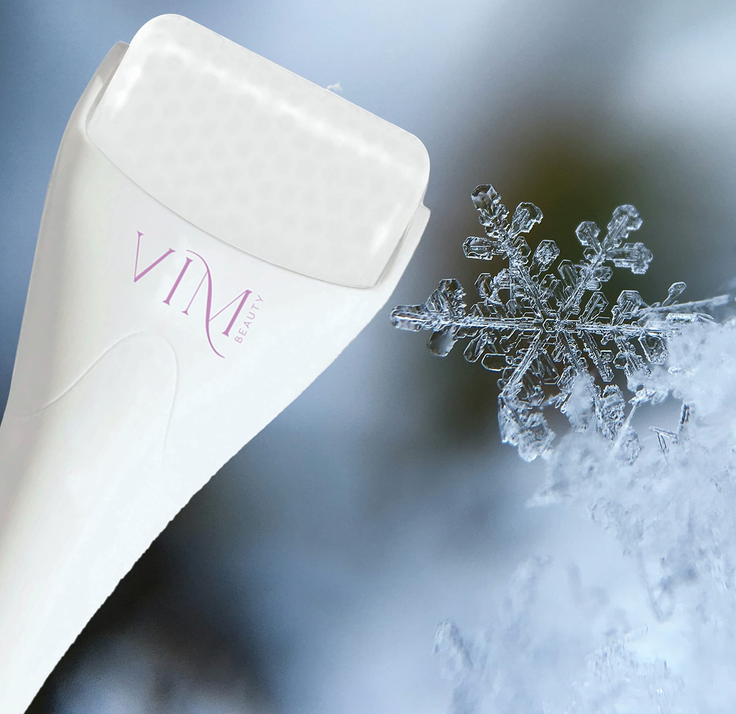Skincare Ice Roller for Face - Facial Cold Massage Roller for Puffiness, Depuffing Eyes, Headaches, Muscle Pain, Skin Pores - Spa Accessories & Self Care Gift for Women, Daughter & Her Birthday