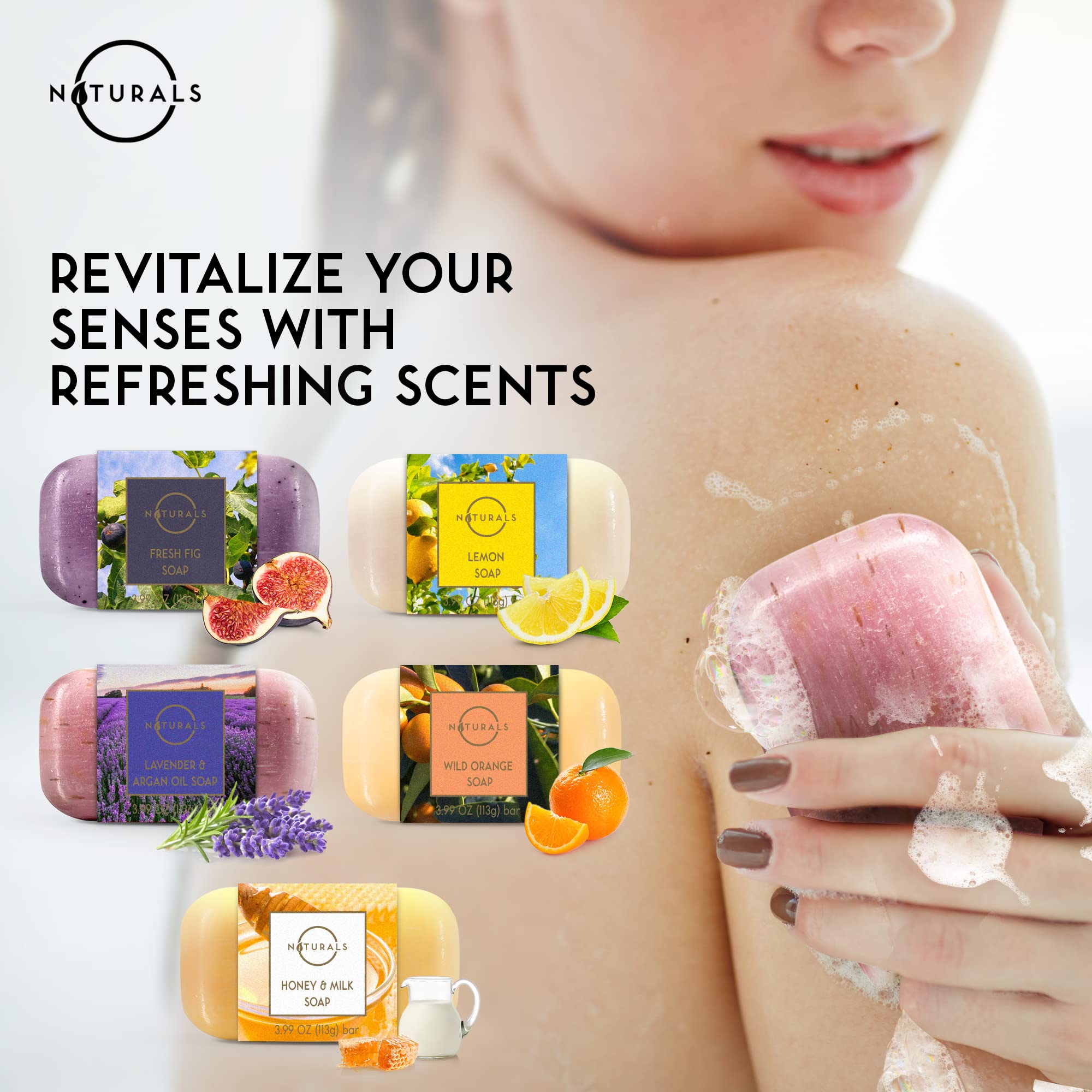 O NATURALS Natural Variety Soap Bar - Gifts - O NATURALS Official Product View 4