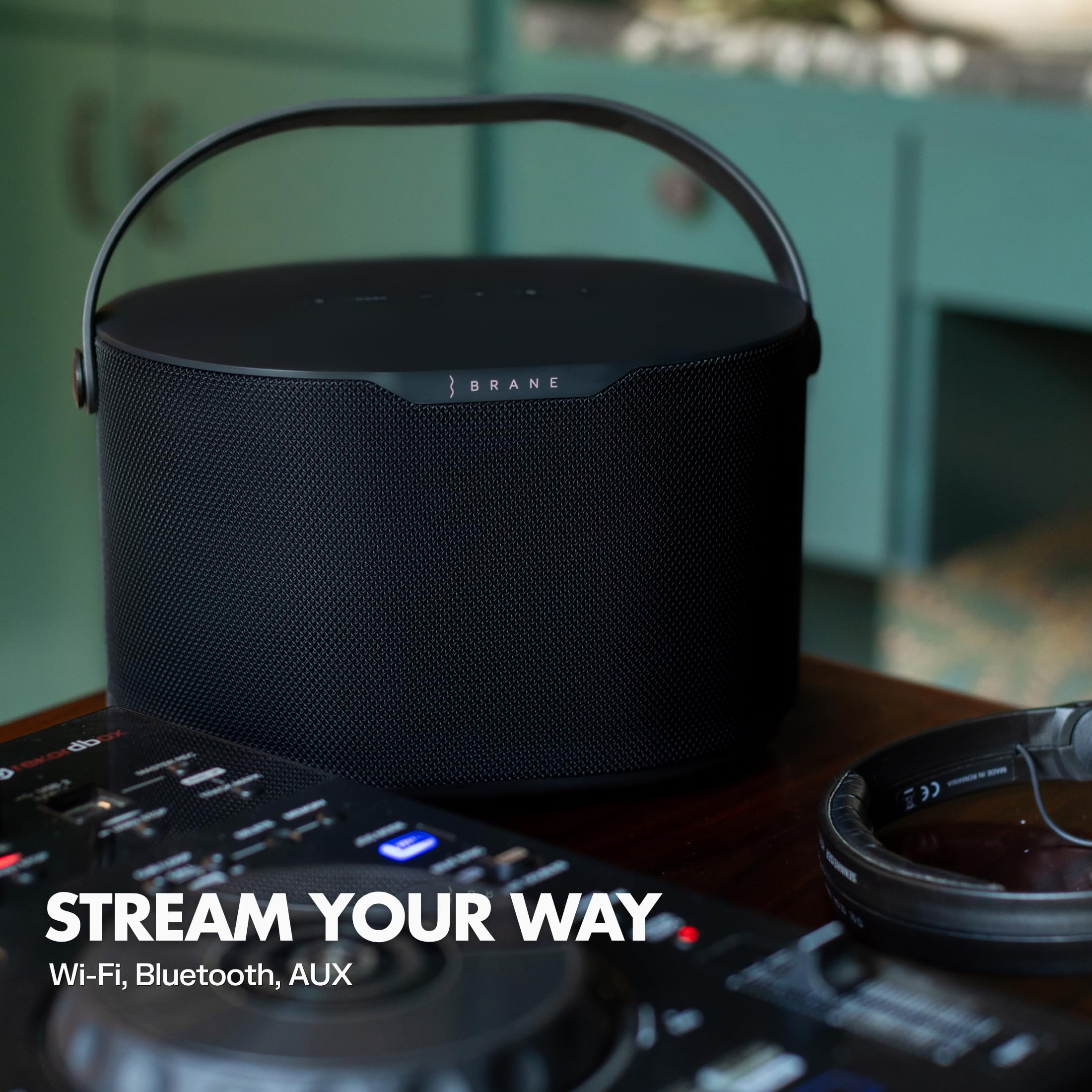 Brane Audio Brane X Smart Speaker, Portable Wireless Bluetooth Sp by Brane Audio - Angle View 7