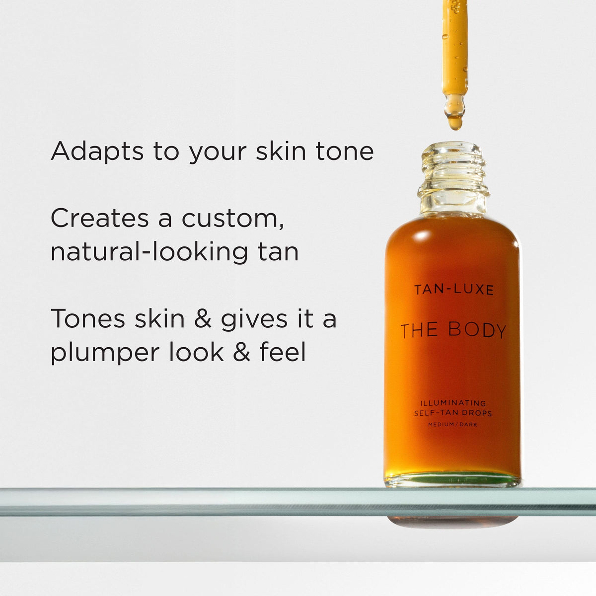 TAN LUXE THE BODY Self Tan Drops Add Tanning Drops to Skin - Premium Selection Official Imagery - 5