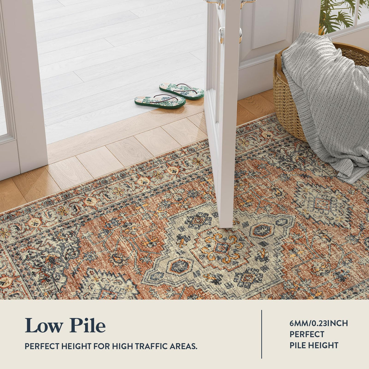 Lahome Oriental Kitchen Runner Rug Non Slip 2x8 Runners for - Lahome Official Imagery - 7