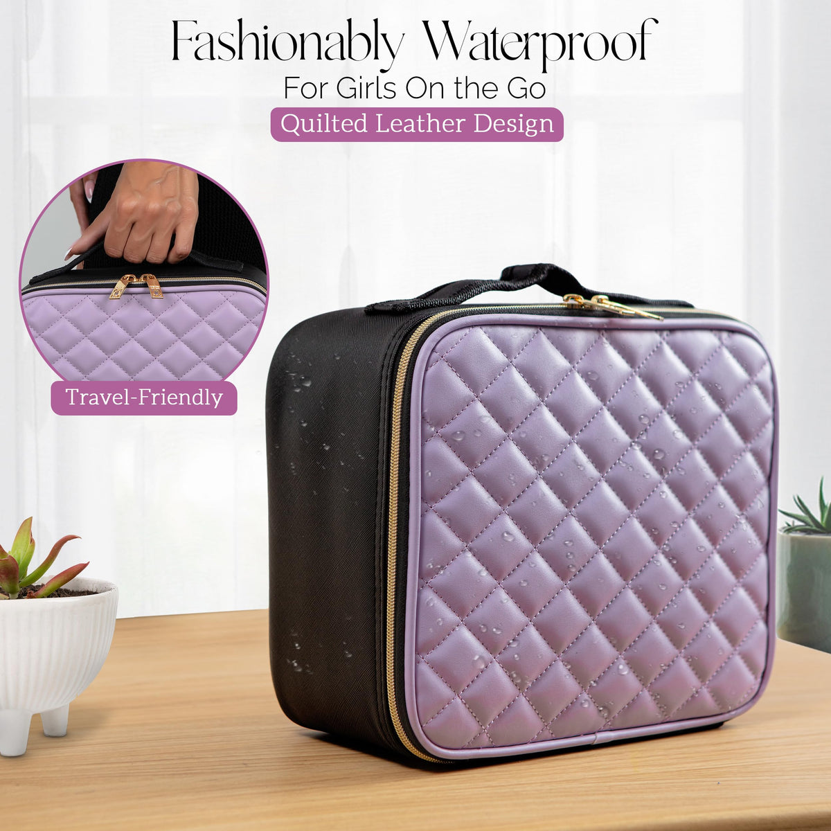 Girl About Town Travel Makeup Bag with LED Mirror - Girl About Town Official Imagery - 7