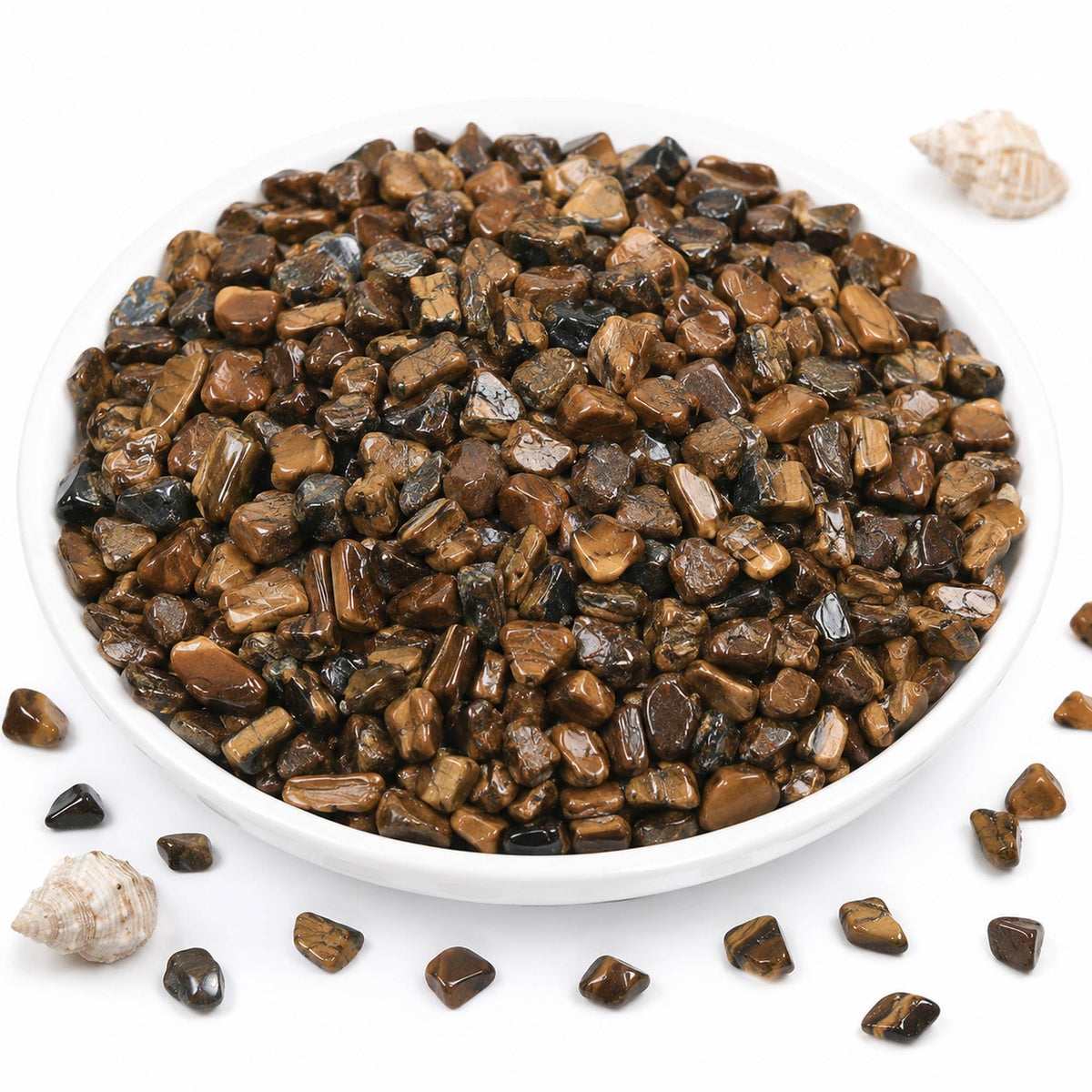 NUPICK 3LB Tiger Eye Crystal Chips Bulk 0 2 0 5 Fish - NUPICK Official Imagery - 2