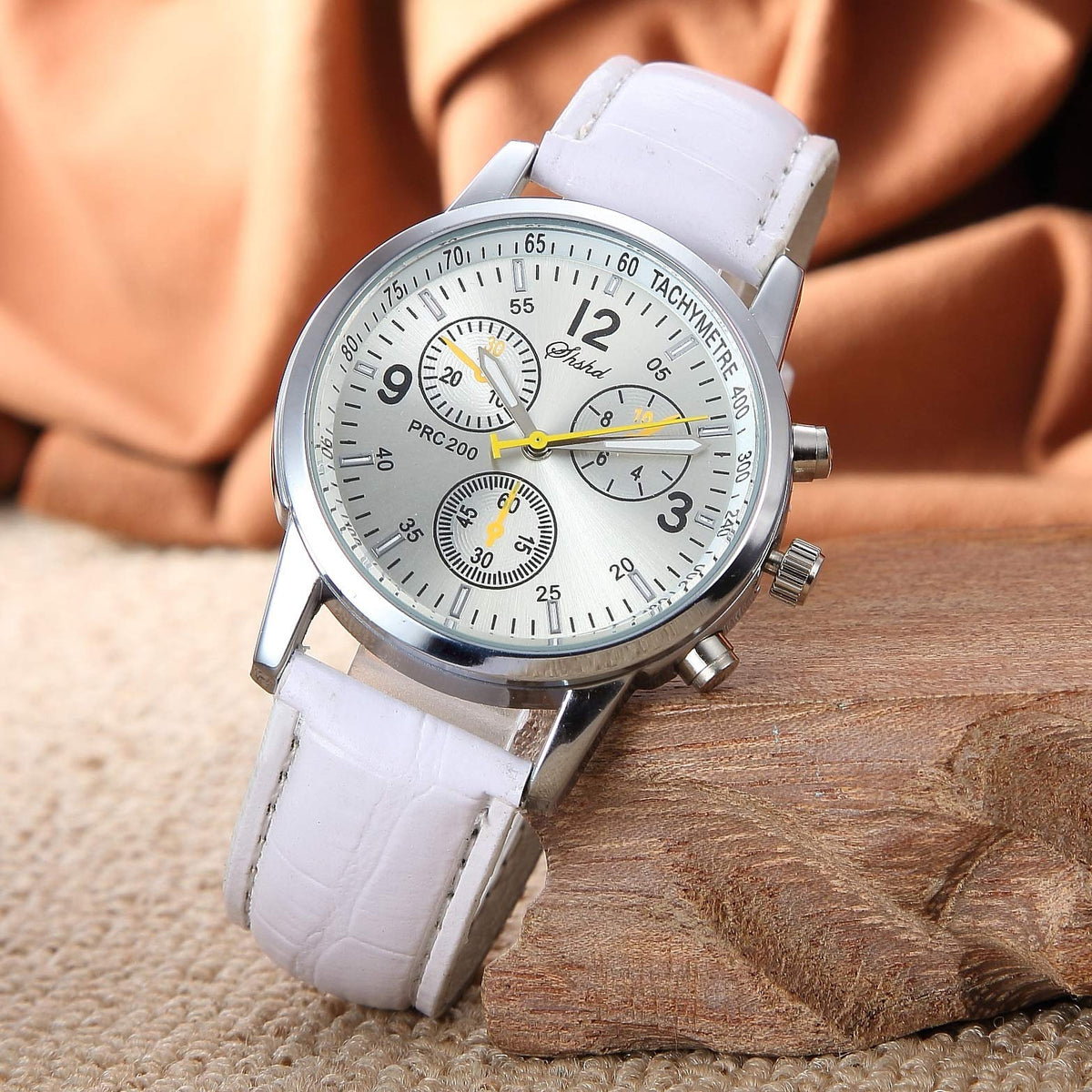 6 Pack Men s Leather Quartz Watch Geneva Casual Dress Wrist - yunanwa Official Imagery - 4