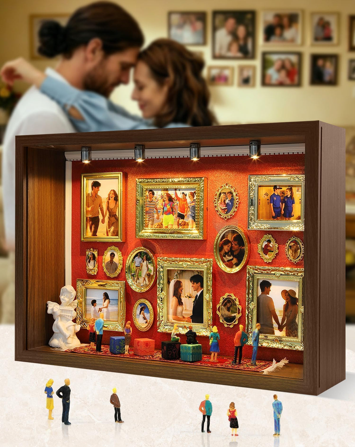 Memory Museum Kit Mini Picture Frame Shadow Box 9 13 3 3 - Microland Official Imagery - 1