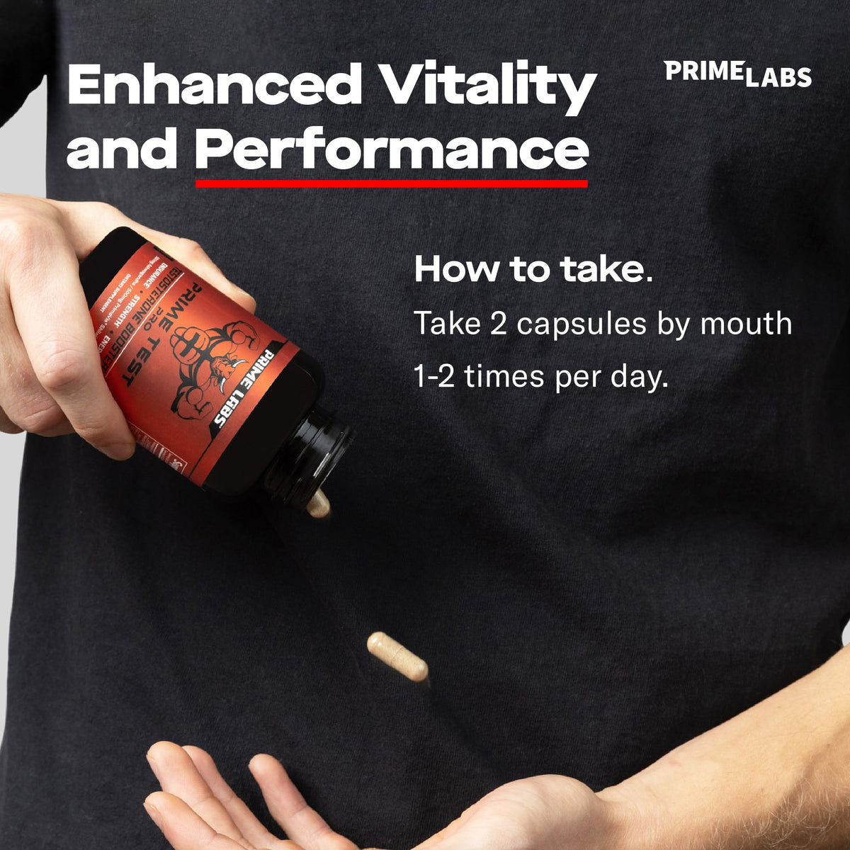 Prime Labs Prime Test Pro Testosterone Booster for Men with - Prime Labs Official Imagery - 8