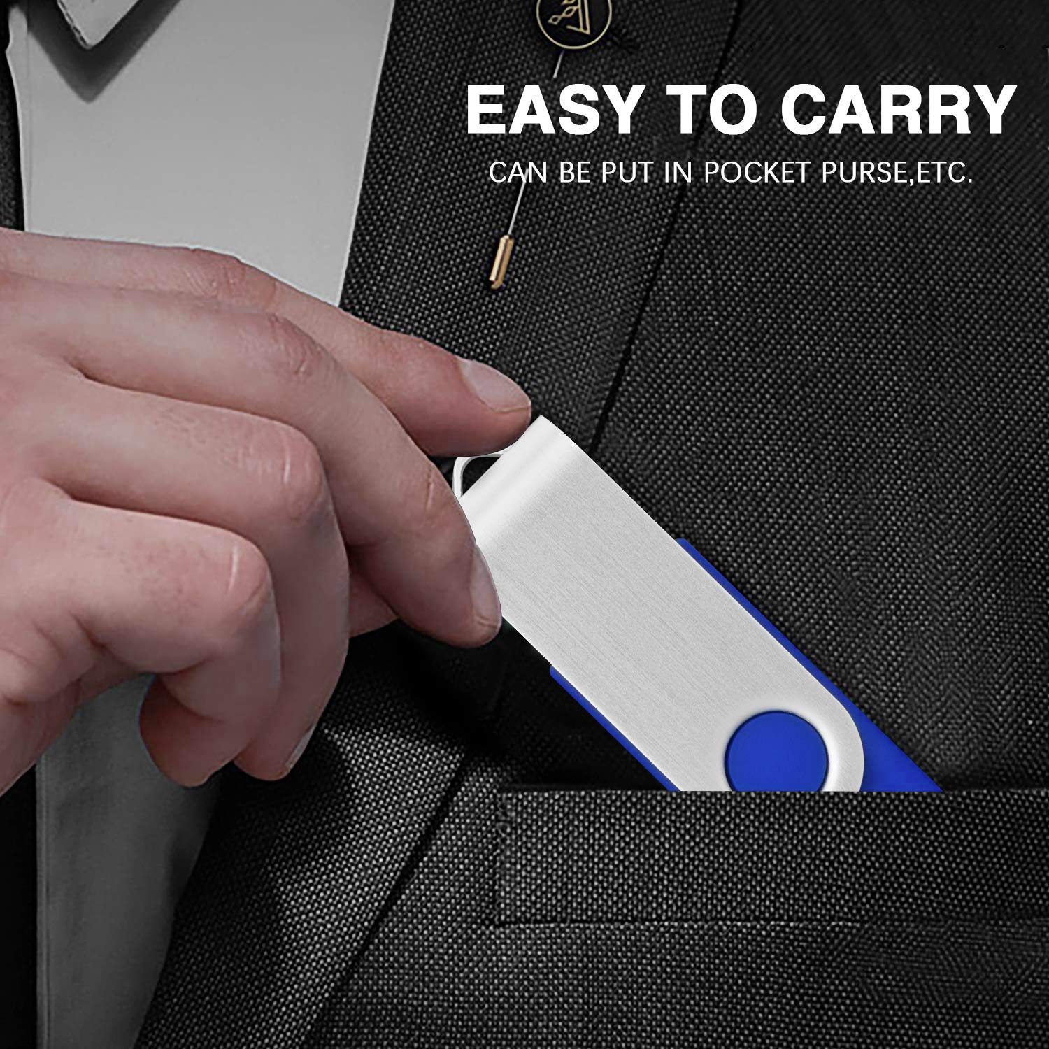 100-Pack of 1GB USB Flash Drive Bulk EASTBULL FAT32 Thumb Drive P - EASTBULL Official Product View 6