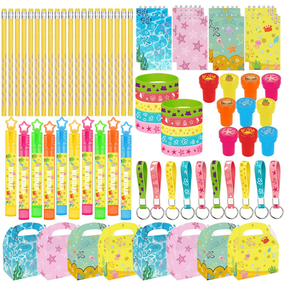 80Pcs Party Favors Set Gift Birthday Decorations Classroom - WPAZH Official Imagery - 1