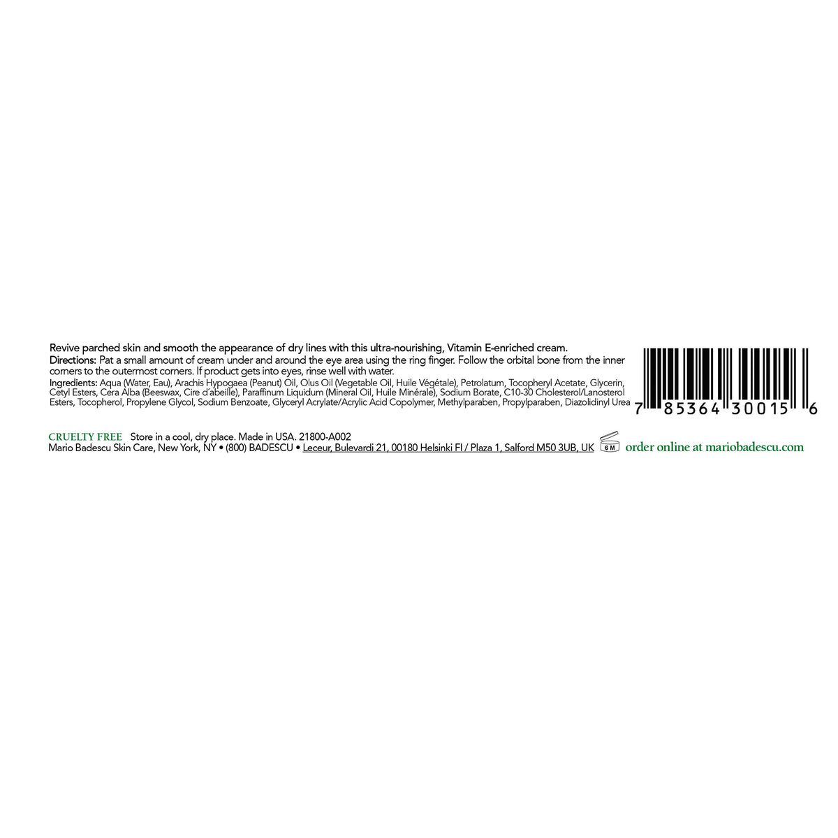 Mario Badescu Eye Cream Anti Aging and Under Eye Brightener - Premium Selection Official Imagery - 3