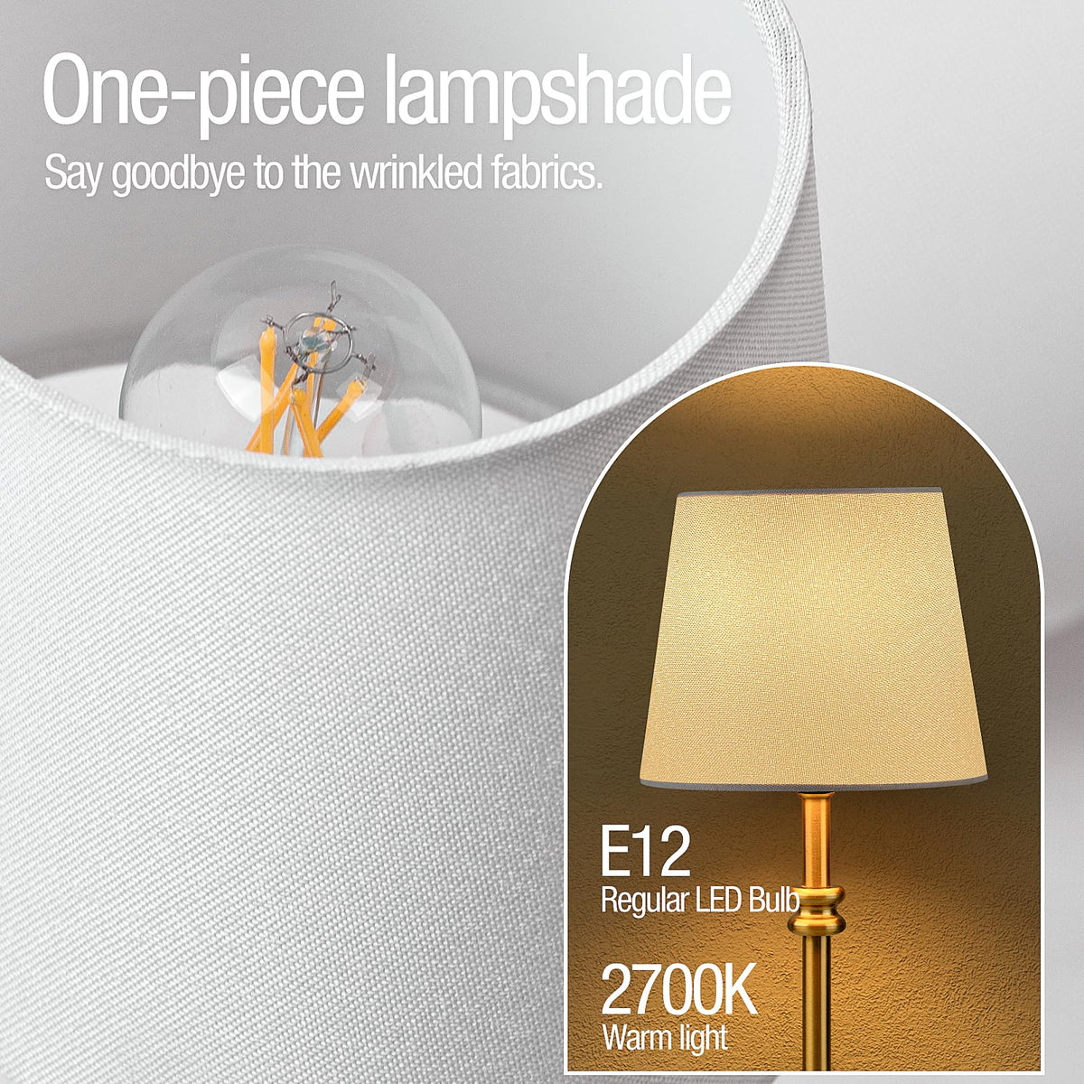 ONEWISH Cordless Lamp Battery Operated Table lamp 4000mAh - ONEWISH Official Imagery - 5
