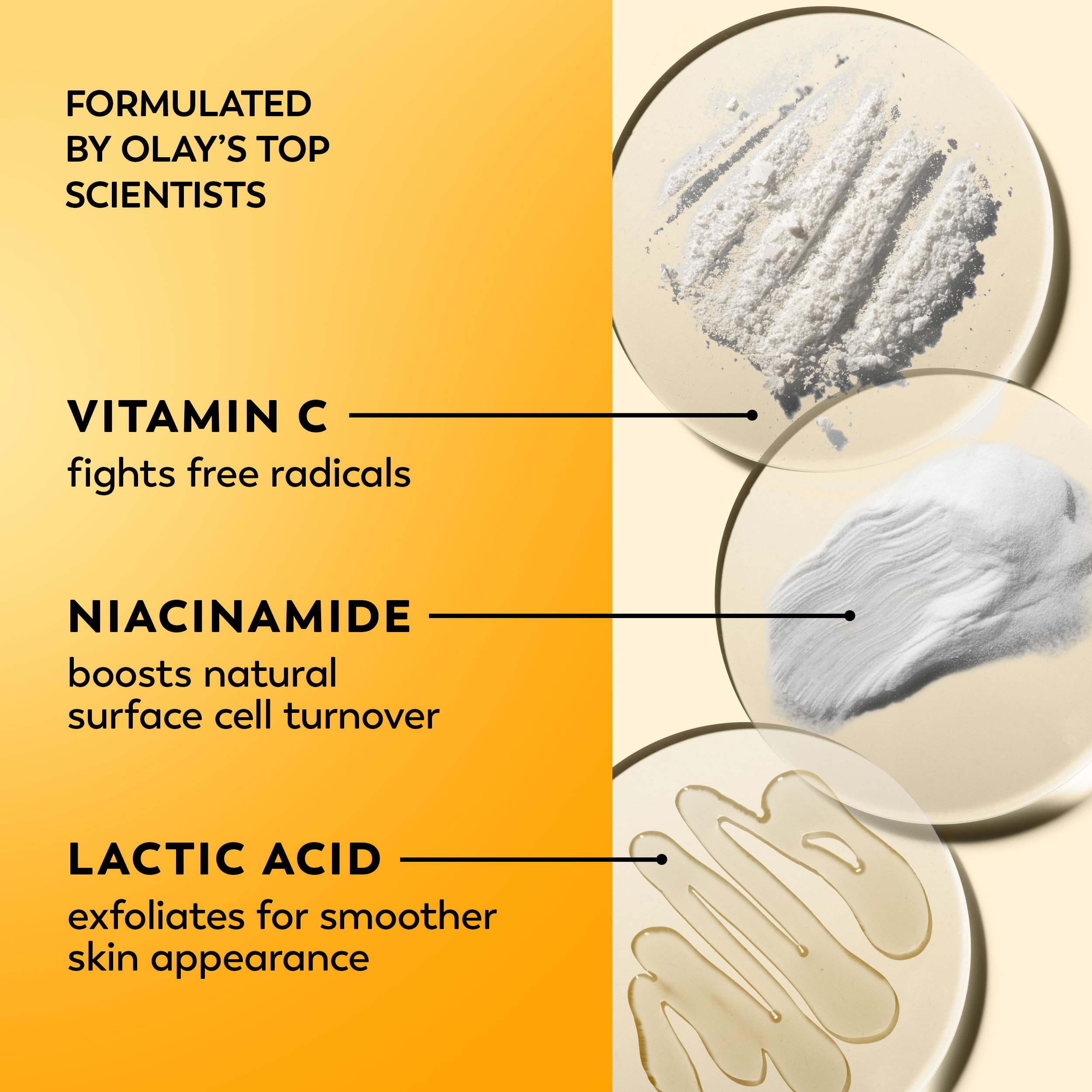 Olay Vitamin C Face Moisturizer, Brightening Cream for Women, - Olay