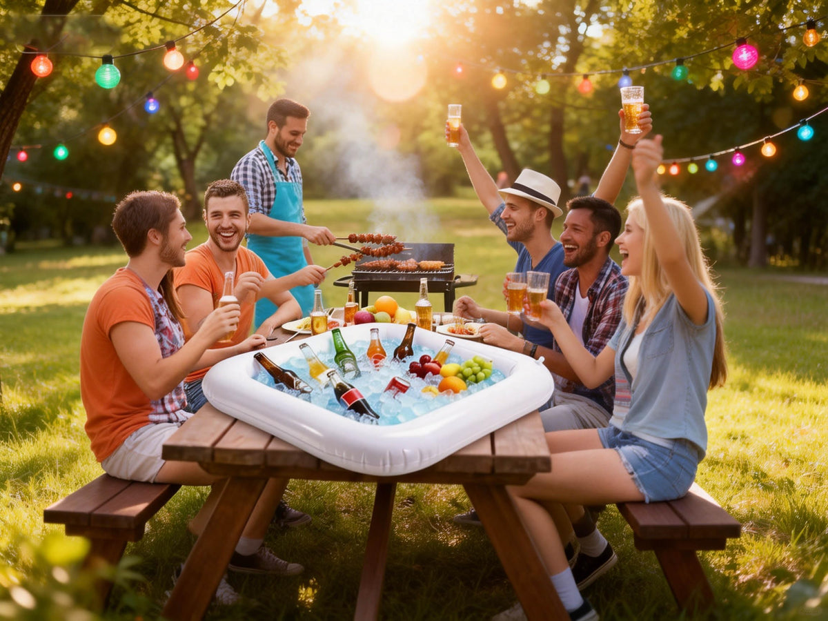 3 piece Inflatable ice Serving bar Inflatable ice Tray - Premium Selection Official Imagery - 8