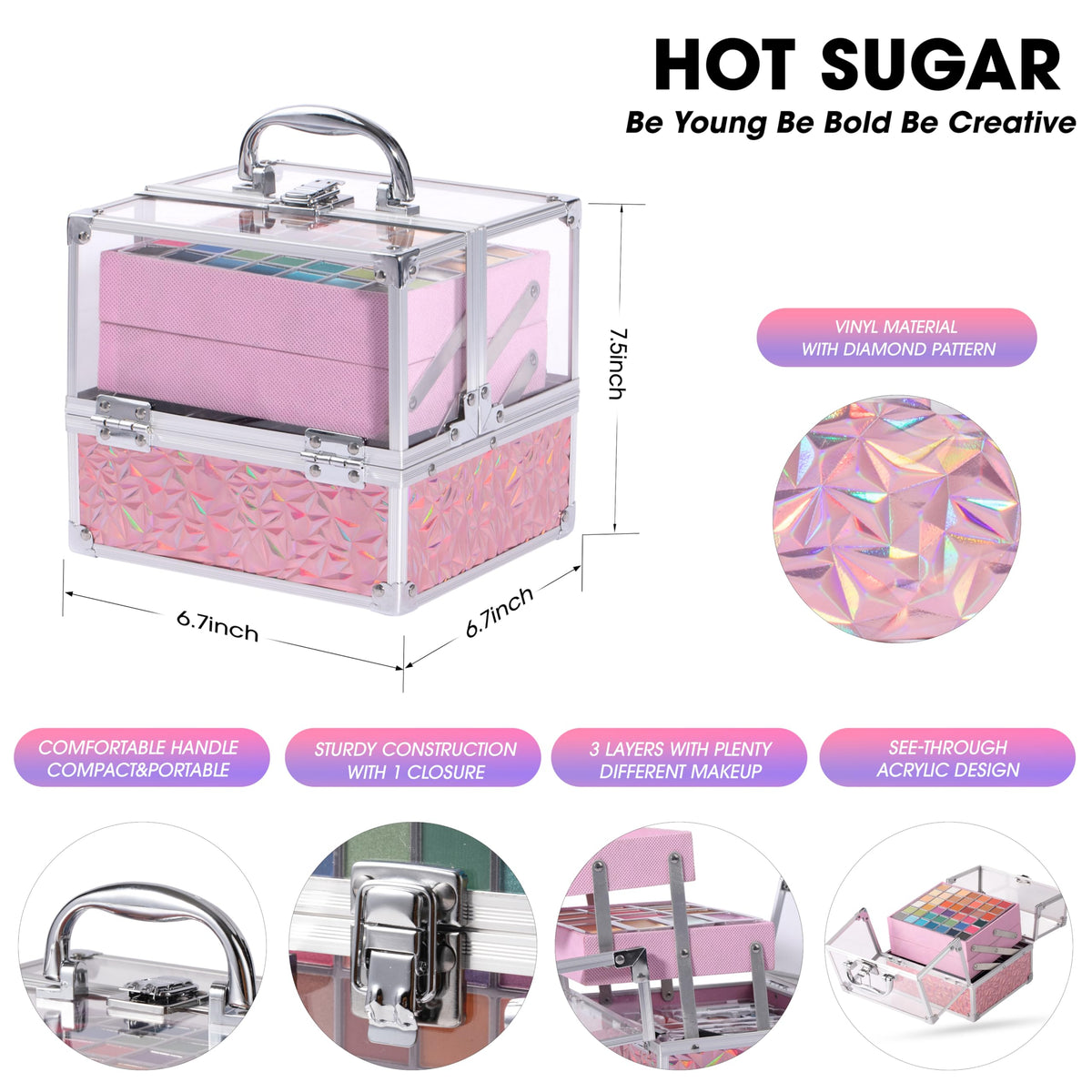 Hot Sugar Teen Makeup Kit for Girls Birthday Gift - Hot Sugar Official Imagery - 3