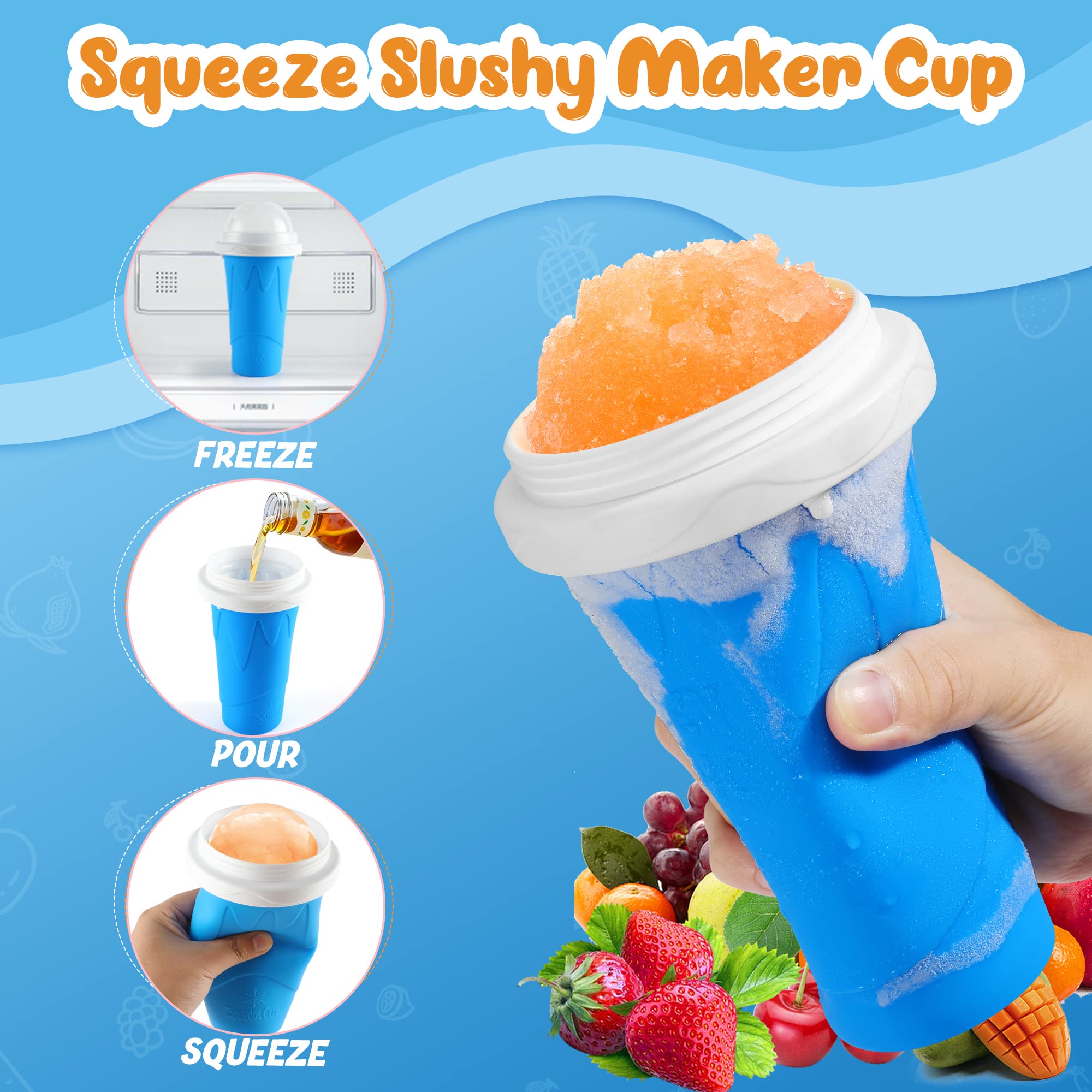 tgosomt Slushie Cup, DIY Magic Slushy Cup, Quick Frozen - View 4