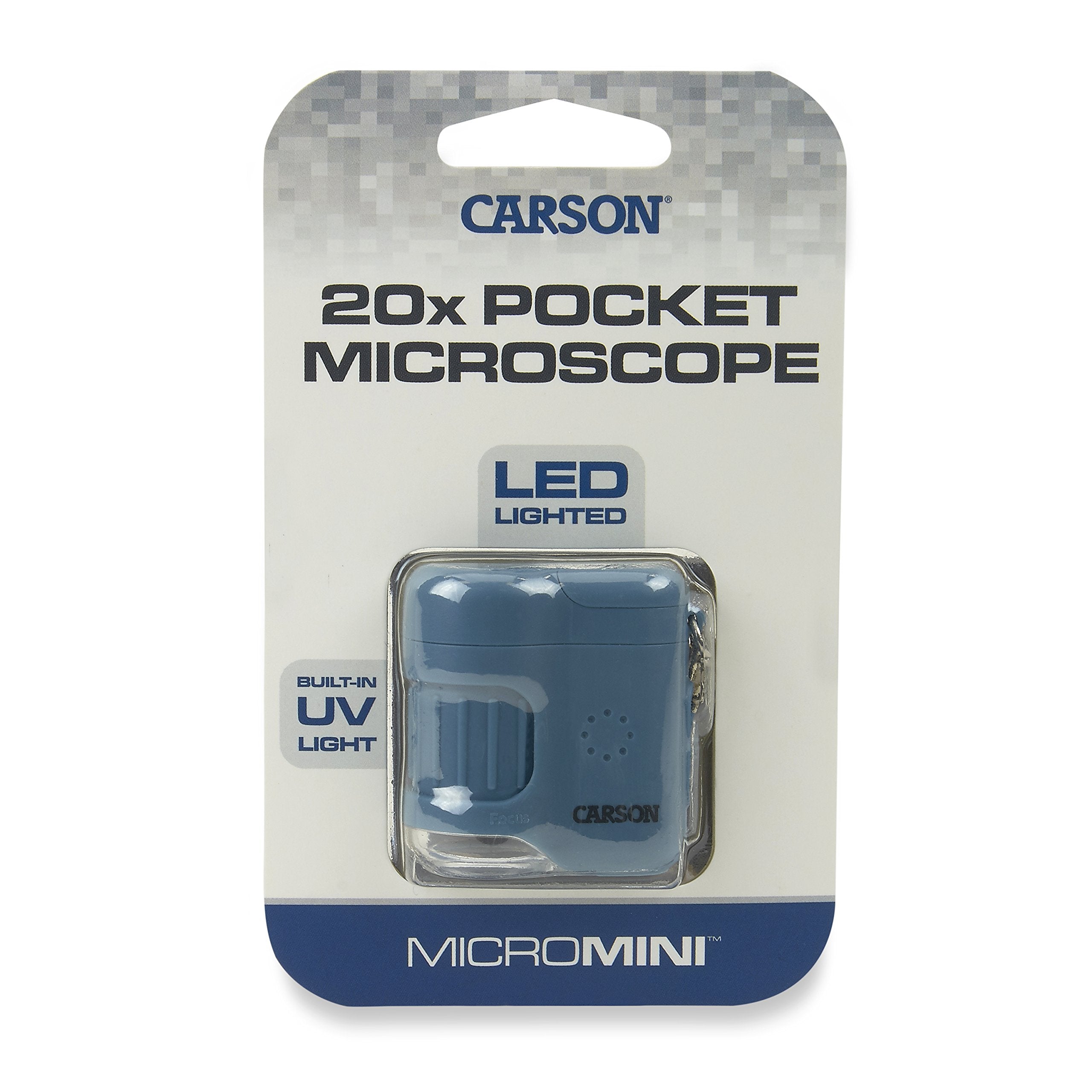 Carson MicroMini 20x LED Lighted Pocket Microscope Keychain - Carson Official Product View 3