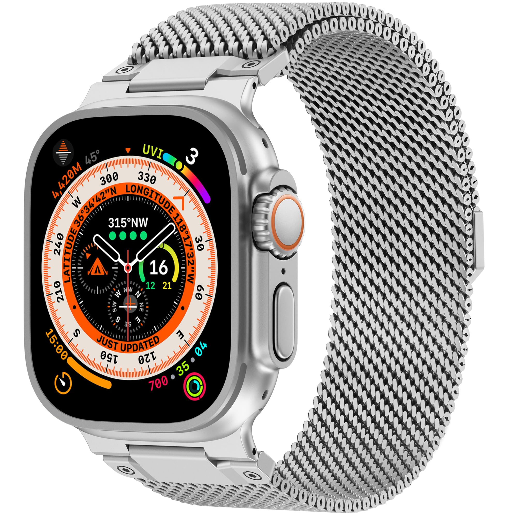 WADELIZ Milanese Loop Compatible for Apple Watch Ultra 3 2 1 Band 49 4 - View 10
