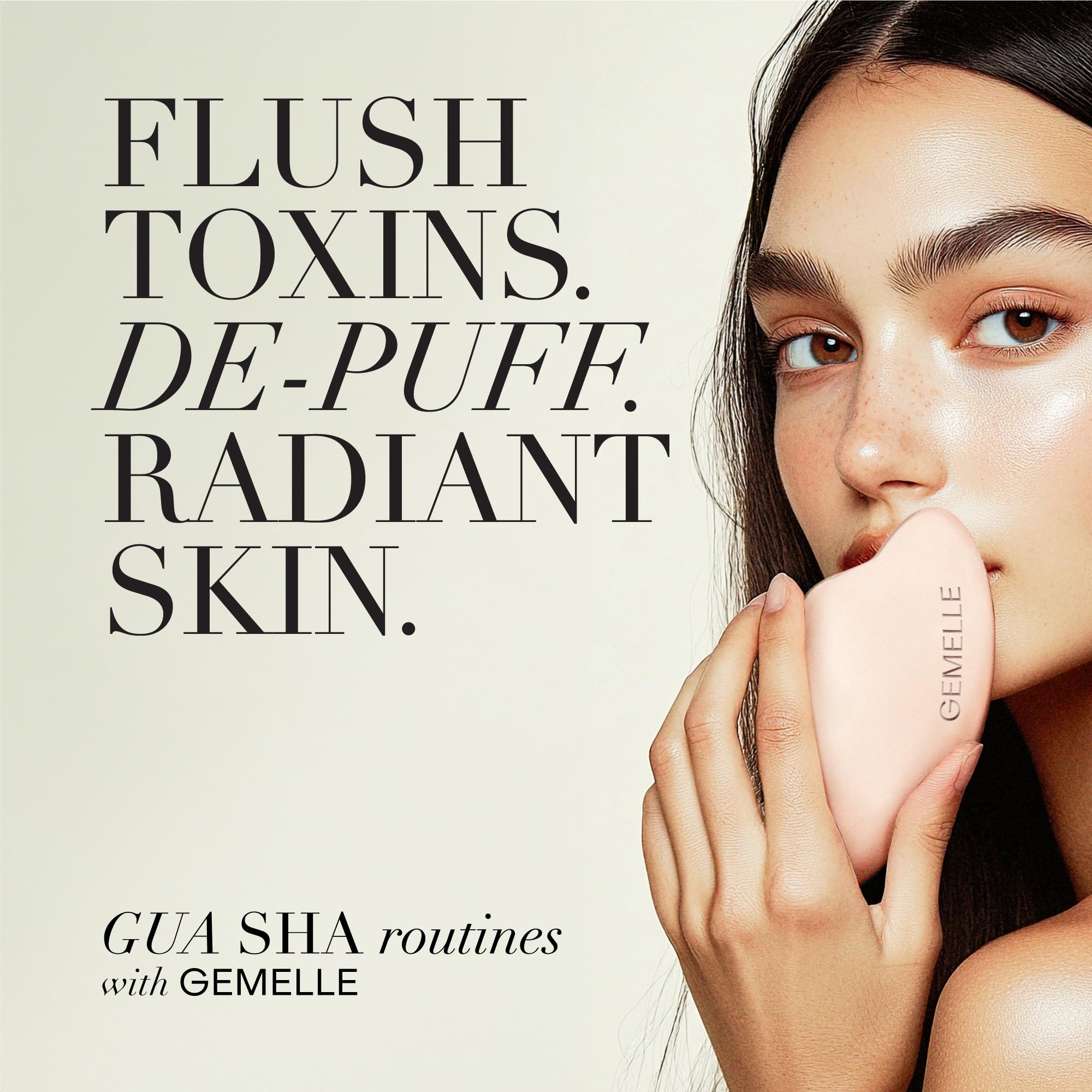 GEMELLE Lymphatic Gua Sha Face Oil + Anti - Aging Face Oil – Morning & Night Reduc - GEMELLE Official Product View 5