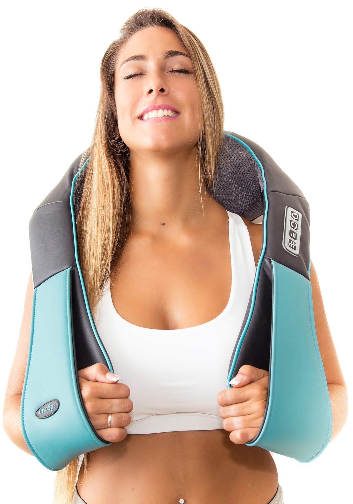 InvoSpa Shiatsu Neck and Back Massager with Heat - InvoSpa Official Imagery - 2