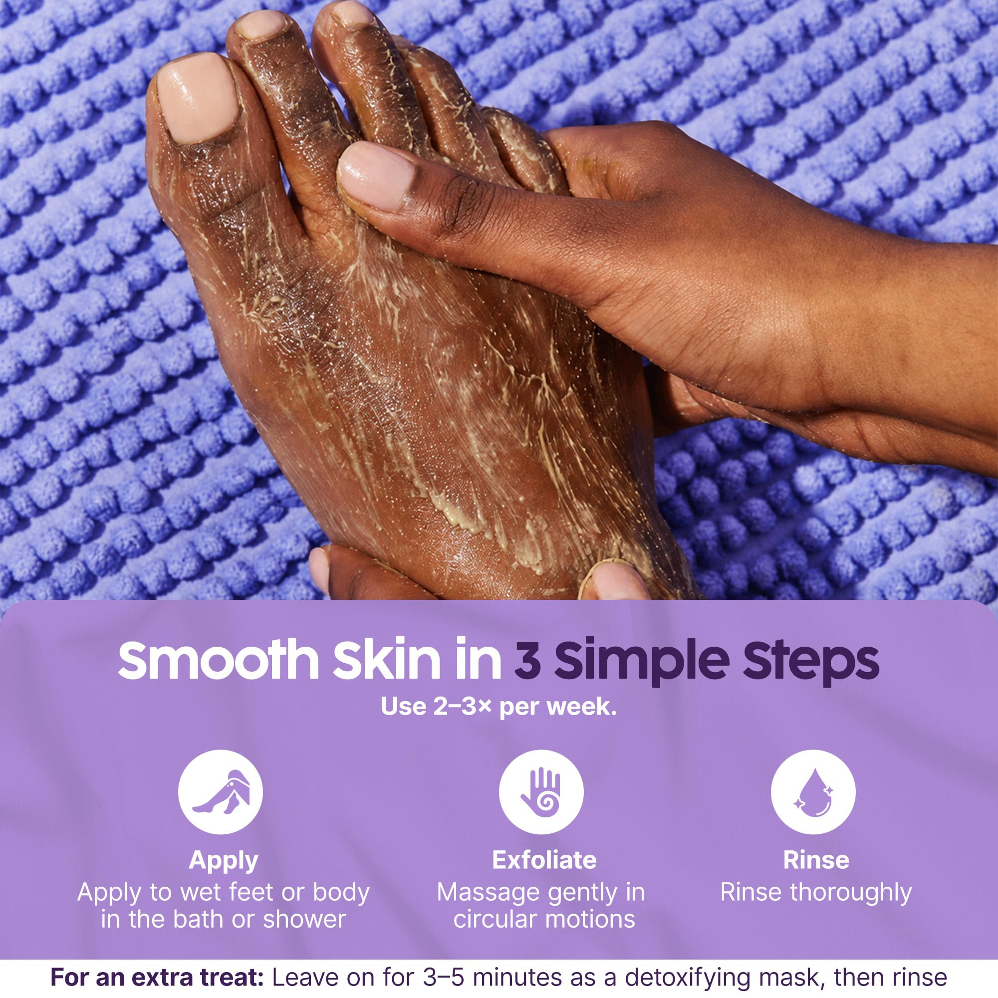 Footlogix Exfoliating Seaweed Scrub 8. , Organic Seaweed & Polished Pumice - FOOTLOGIX Official Product View 6