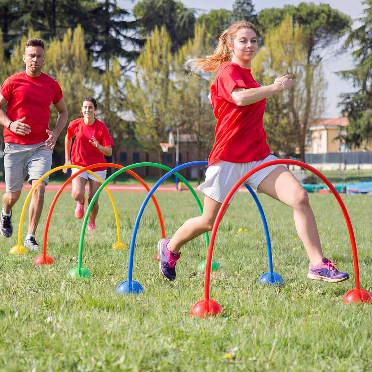 Hiboom 6 Set Obstacle Course Agility PE Equipment for - Hiboom Official Imagery - 8