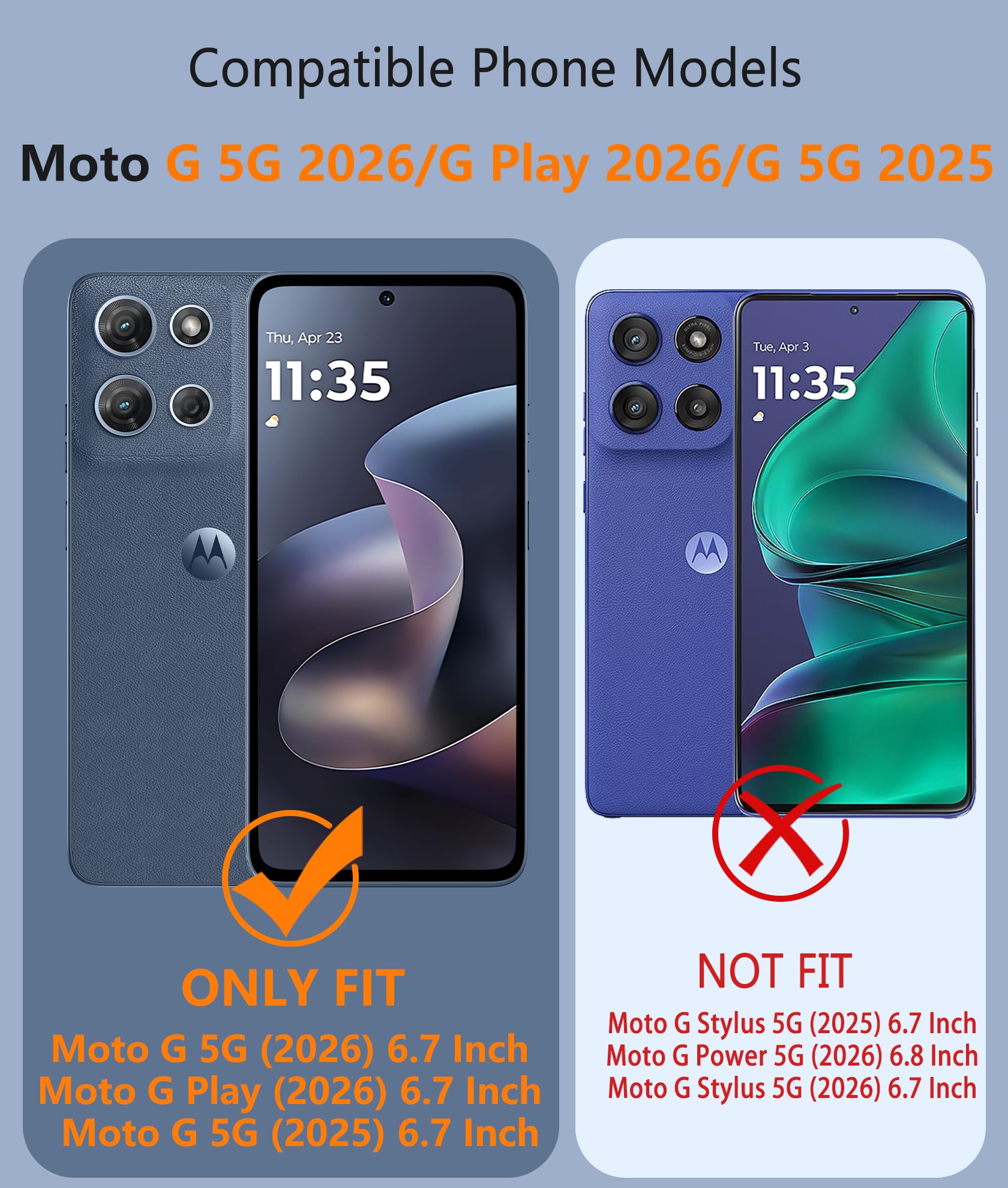 FNTCASE for Moto G 2026/2025 Phone Case: Dual Layer Non Slip S... - FNTCASE Official Product View 3