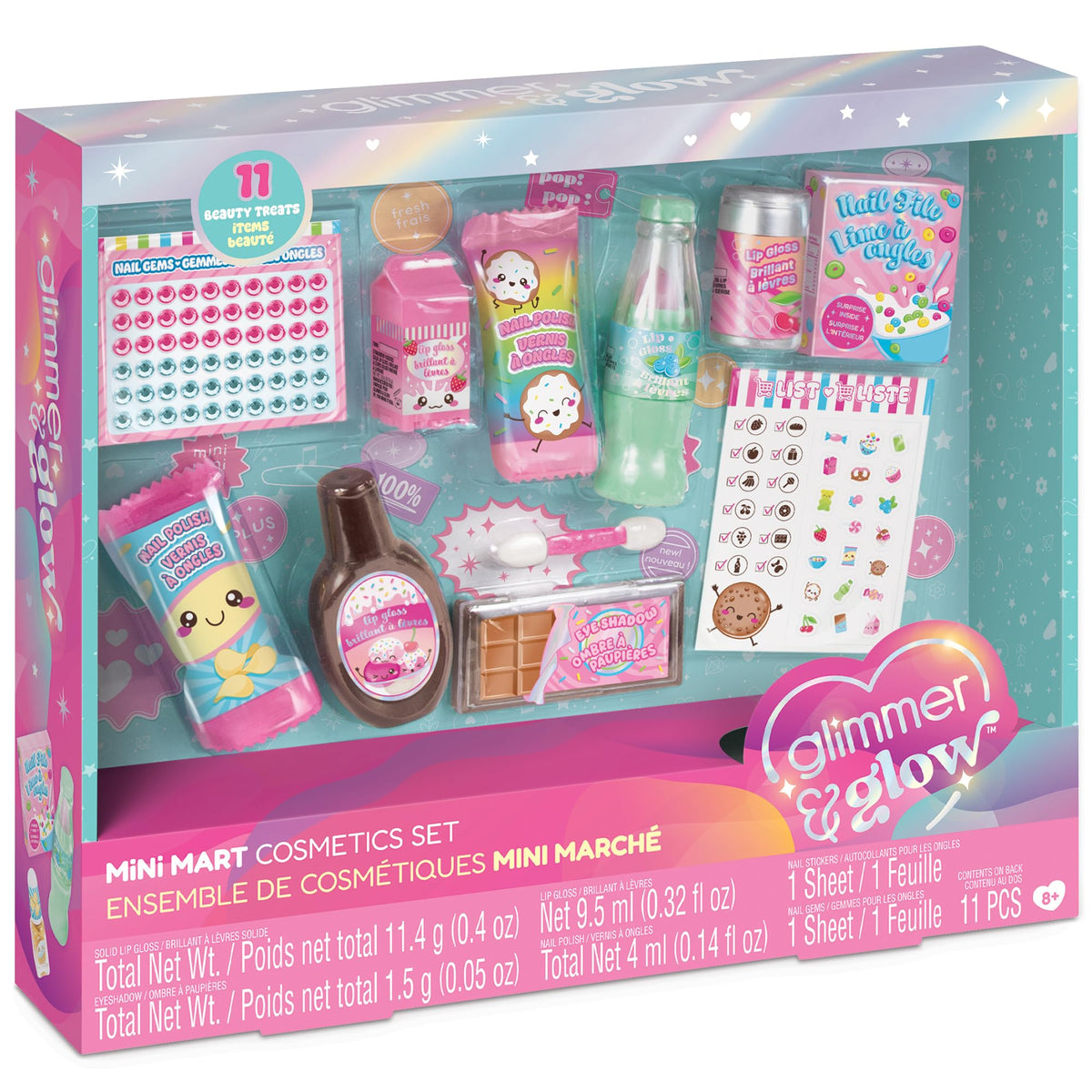 Make It Real Glimmer Glow Mini Mart Cosmetic Set - Make It Real Official Imagery - 1