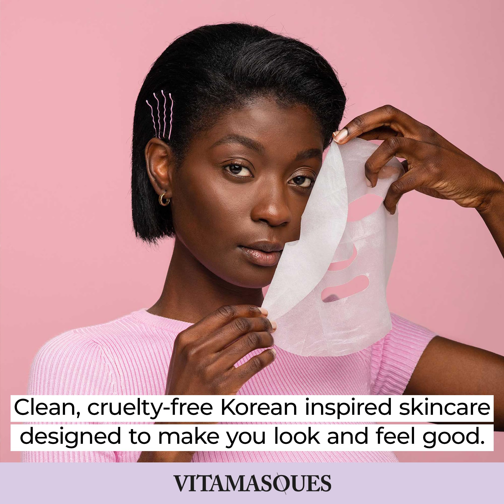 Vitamasques Korean Face Mask Set, 7-Pack Juicy Collection - Vitamasques